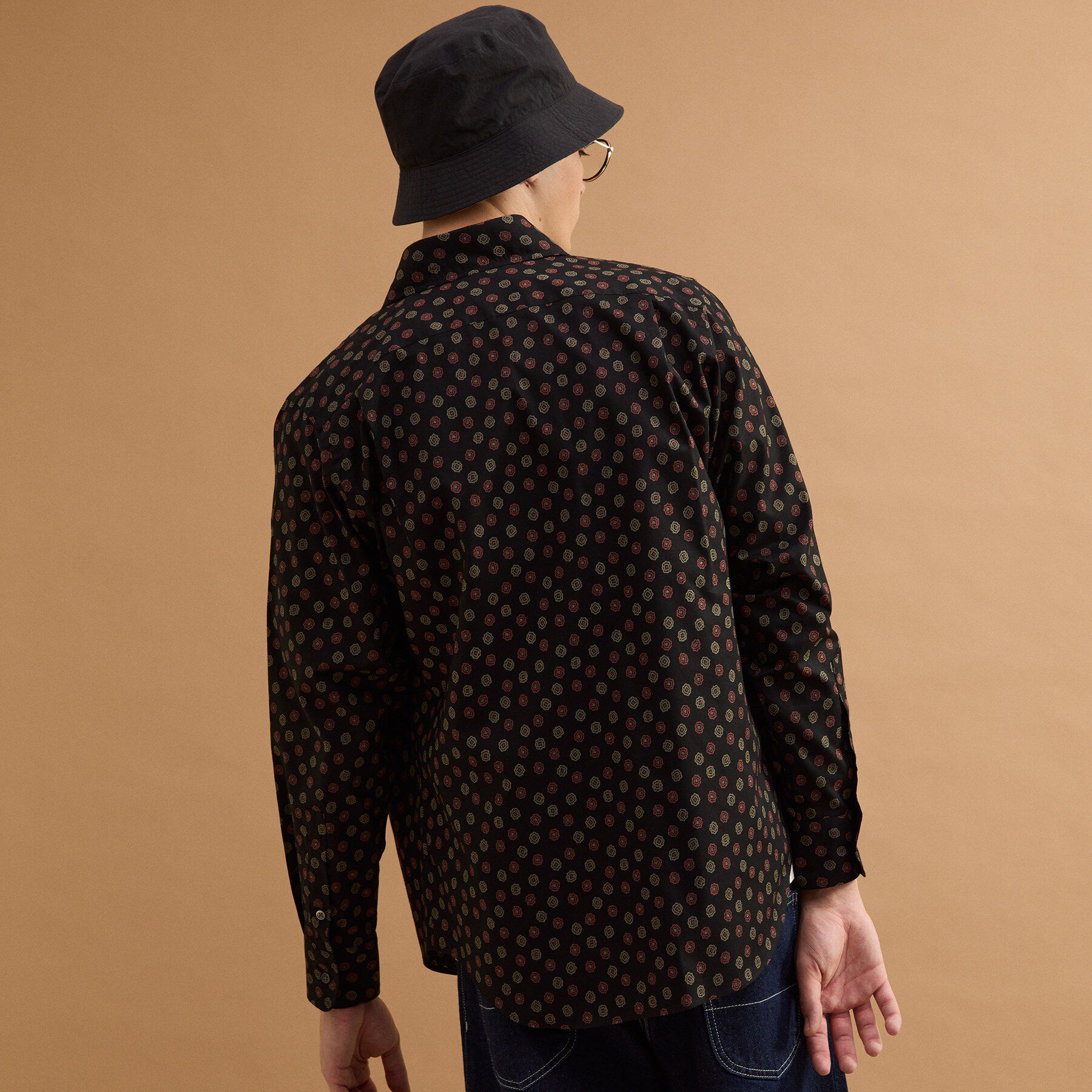 40CARATS&525「小紋プリントシャツ」|シャツ・ブラウス|