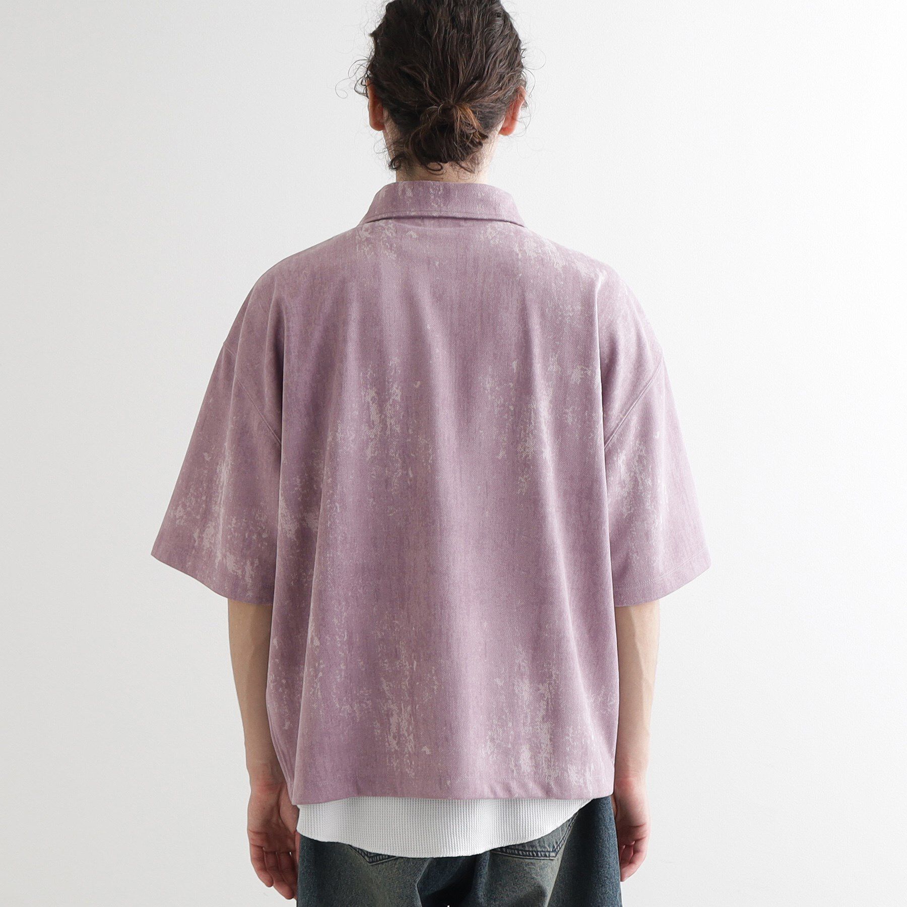 tk.TAKEO KIKUCHI「ヴィンテージライクハーフジップポロシャツ」|ポロシャツ|