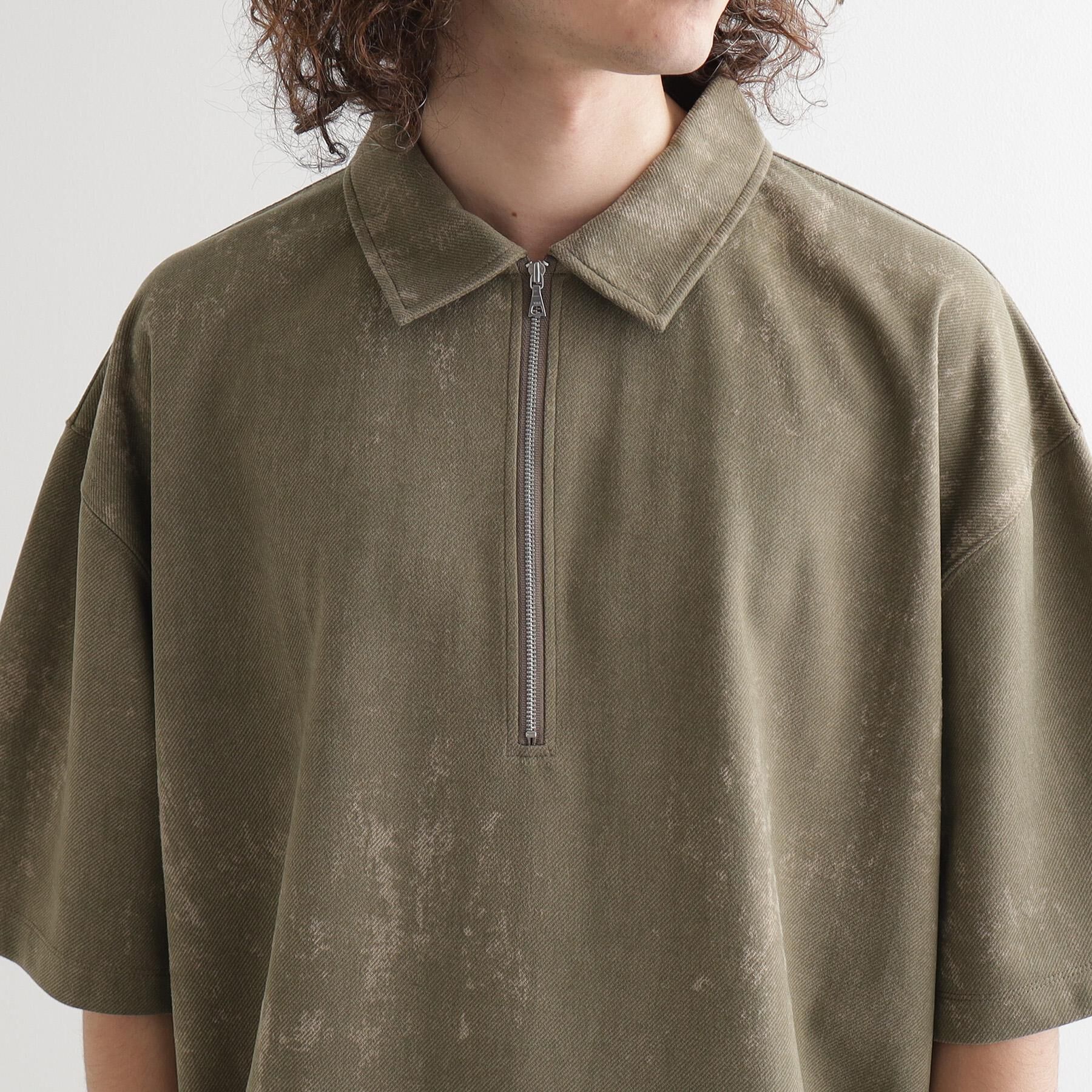 tk.TAKEO KIKUCHI「ヴィンテージライクハーフジップポロシャツ」|ポロシャツ|