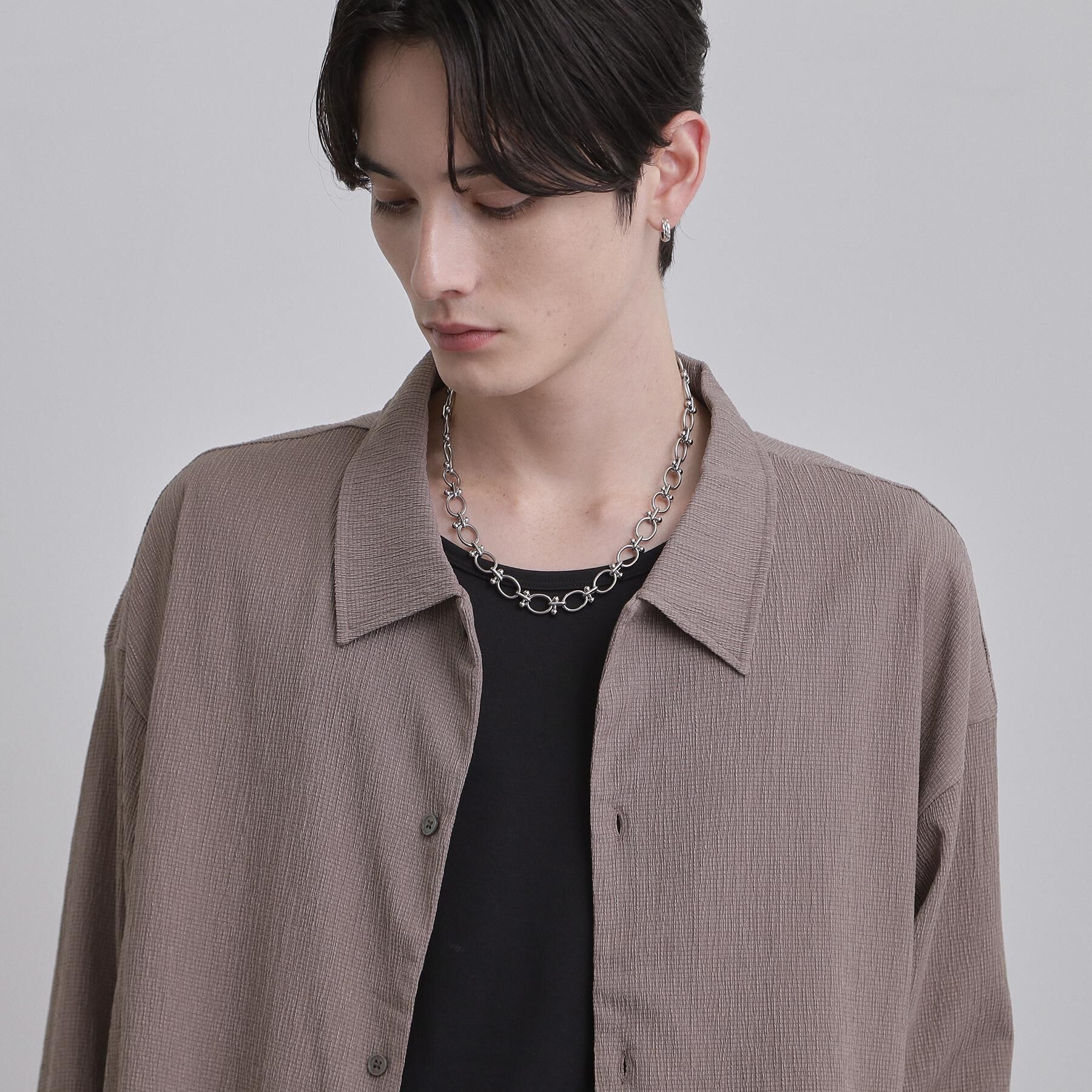 tk.TAKEO KIKUCHI「【ステンレス】ボールドネックレス」|ネックレス|