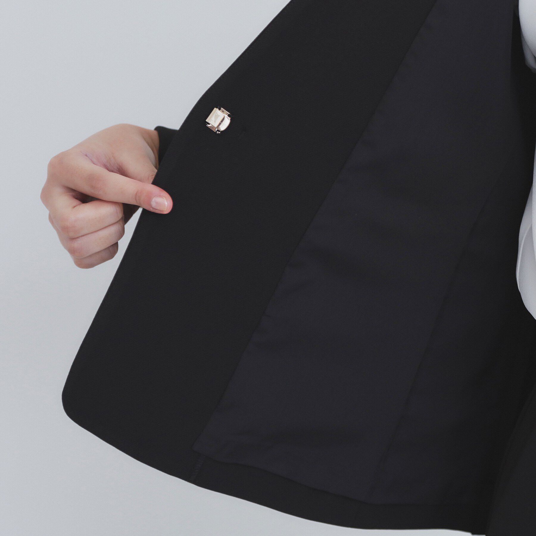 index「《通勤/セットアップ対応》多機能ノーカラージャケット【洗濯機洗い可/防シワ/抗ピル/ストレッチ】」|ノーカラージャケット|