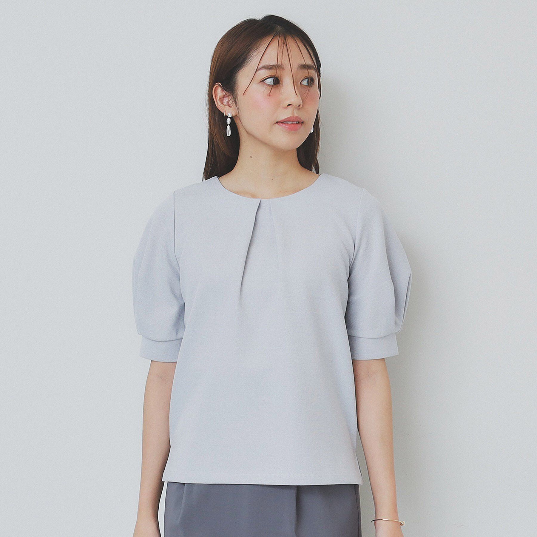 index「タックスリーブトップス【UV/接触冷感/洗濯機洗い可】」|シャツ・ブラウス|