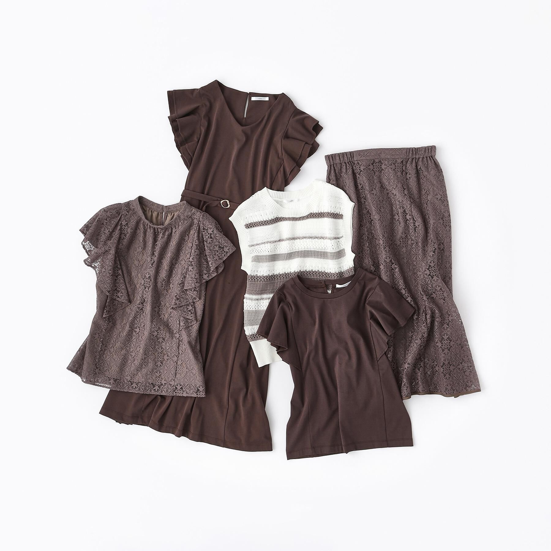 index「《5色展開/S-LLサイズ》シルケットVネックフレアワンピース【接触冷感/UVケア/洗濯機洗い可】」|ワンピース|