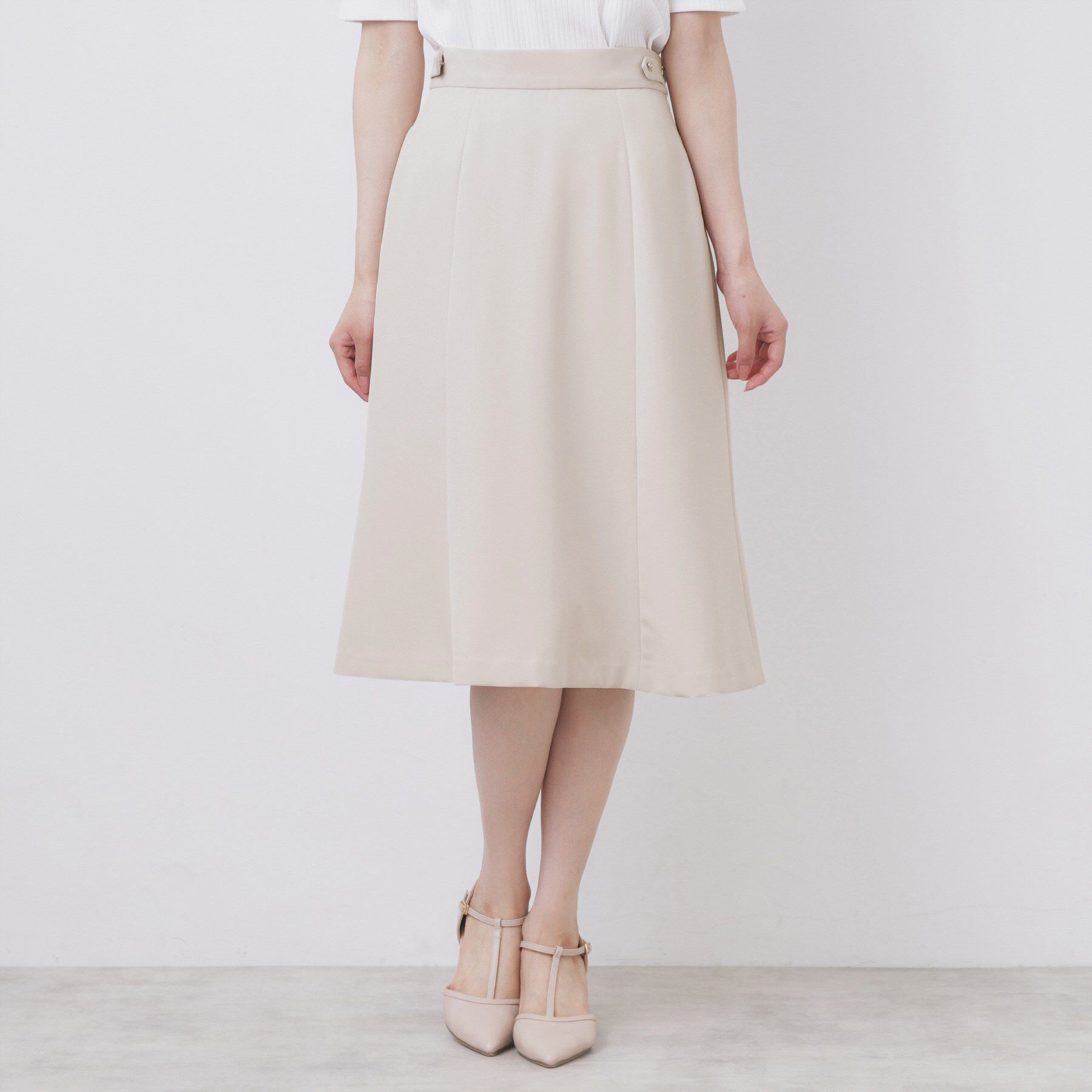 index「ストレッチフレアスカート/セットアップ対応【洗濯機洗い可/イージーアイロン/防シワ】」|スカート|