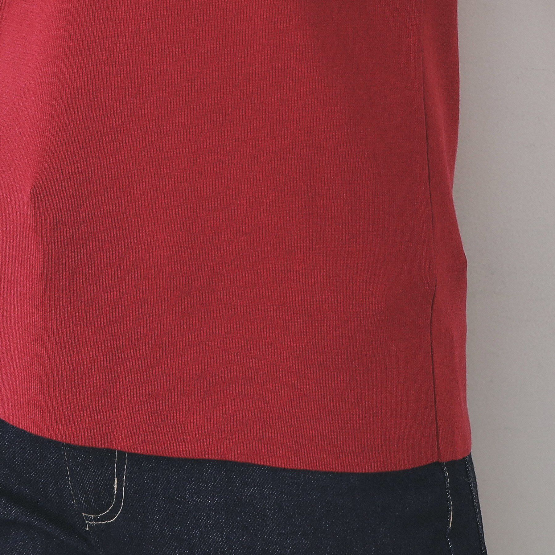 index「ゴールドボタンVネックニット【洗濯機OK】《6col》」|ニット・セーター|