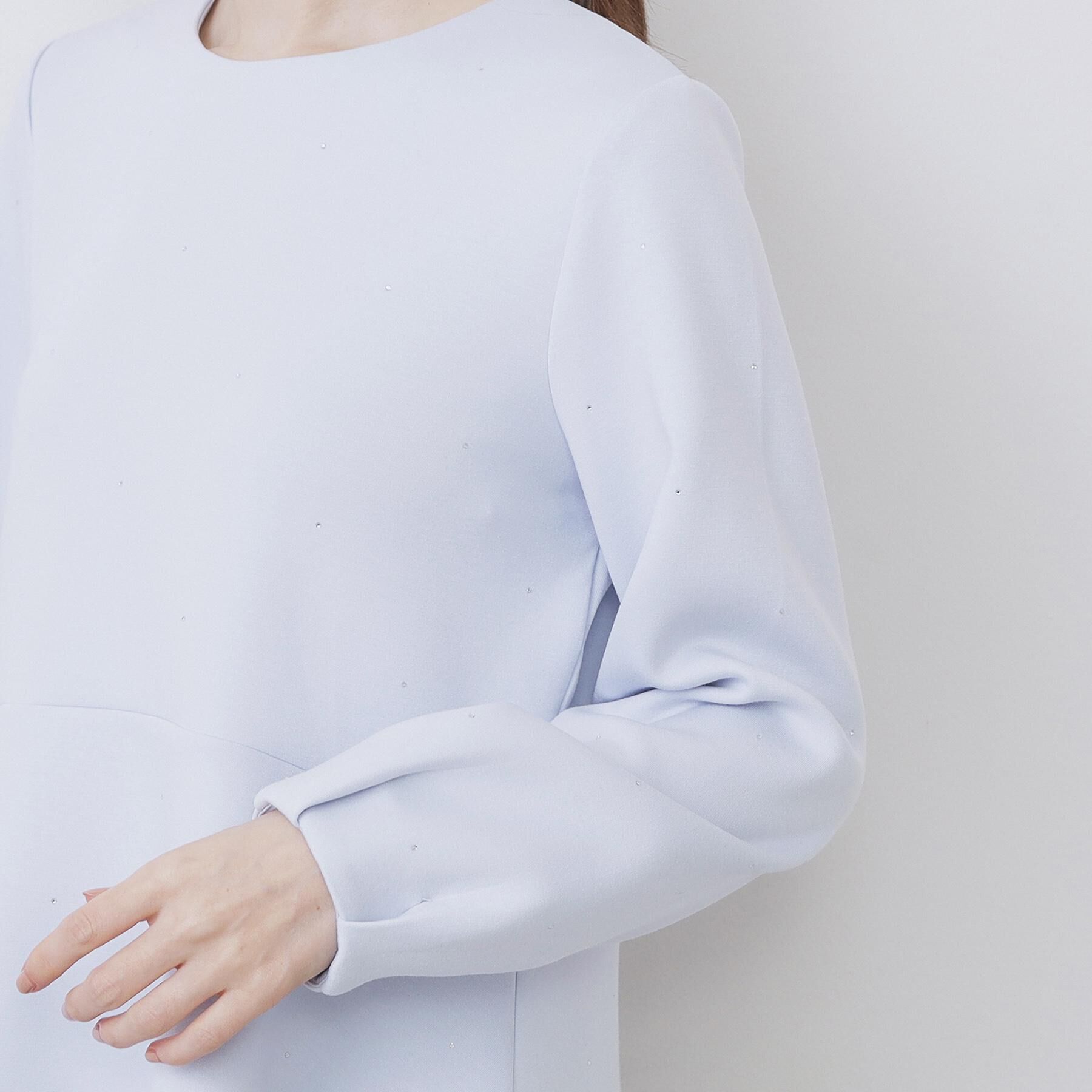 index「ジルコンペプラムトップス【洗濯機OK】」|Tシャツ・カットソー|