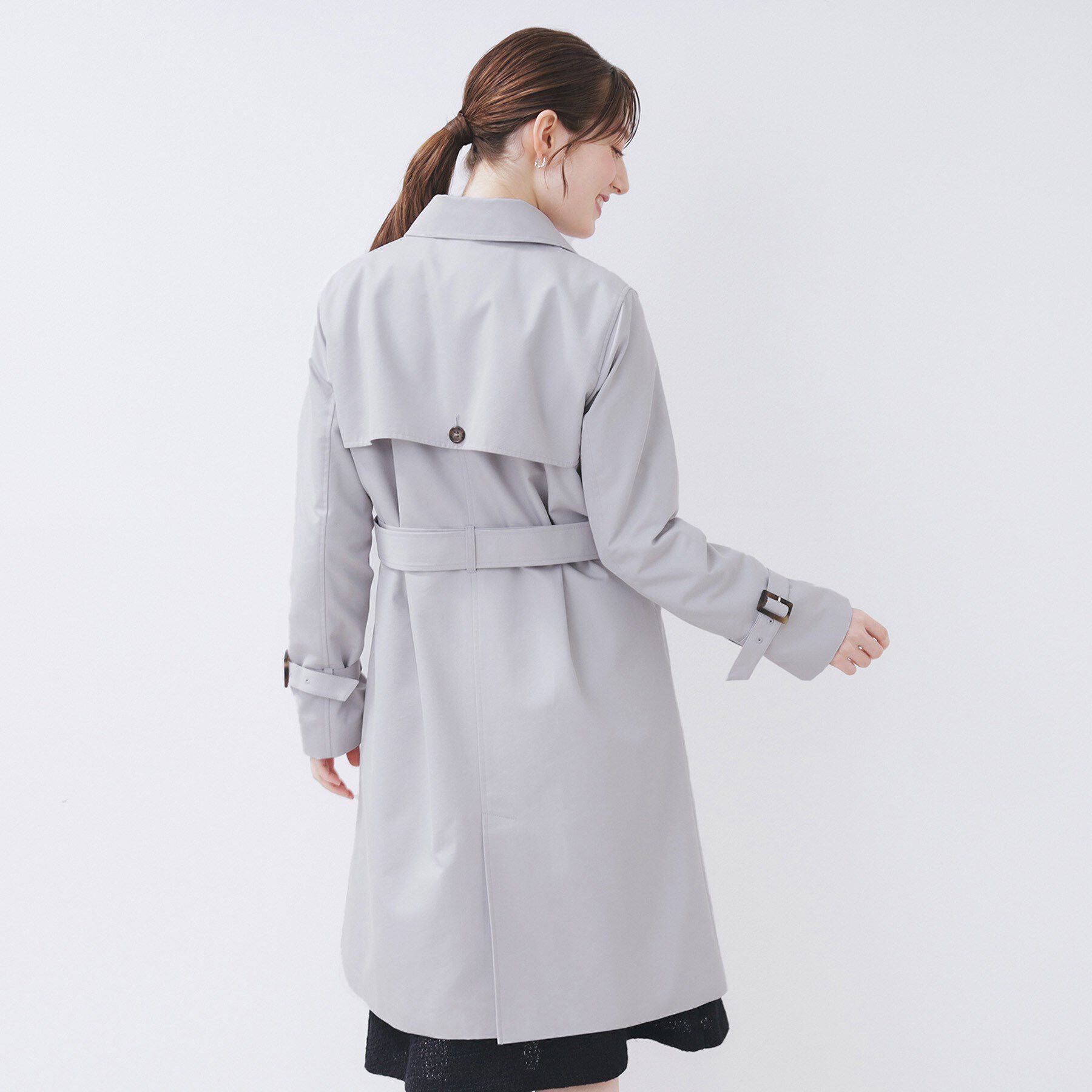 index「撥水トレンチコート【洗濯機OK/花粉対応】《XS～3L》」|トレンチコート|