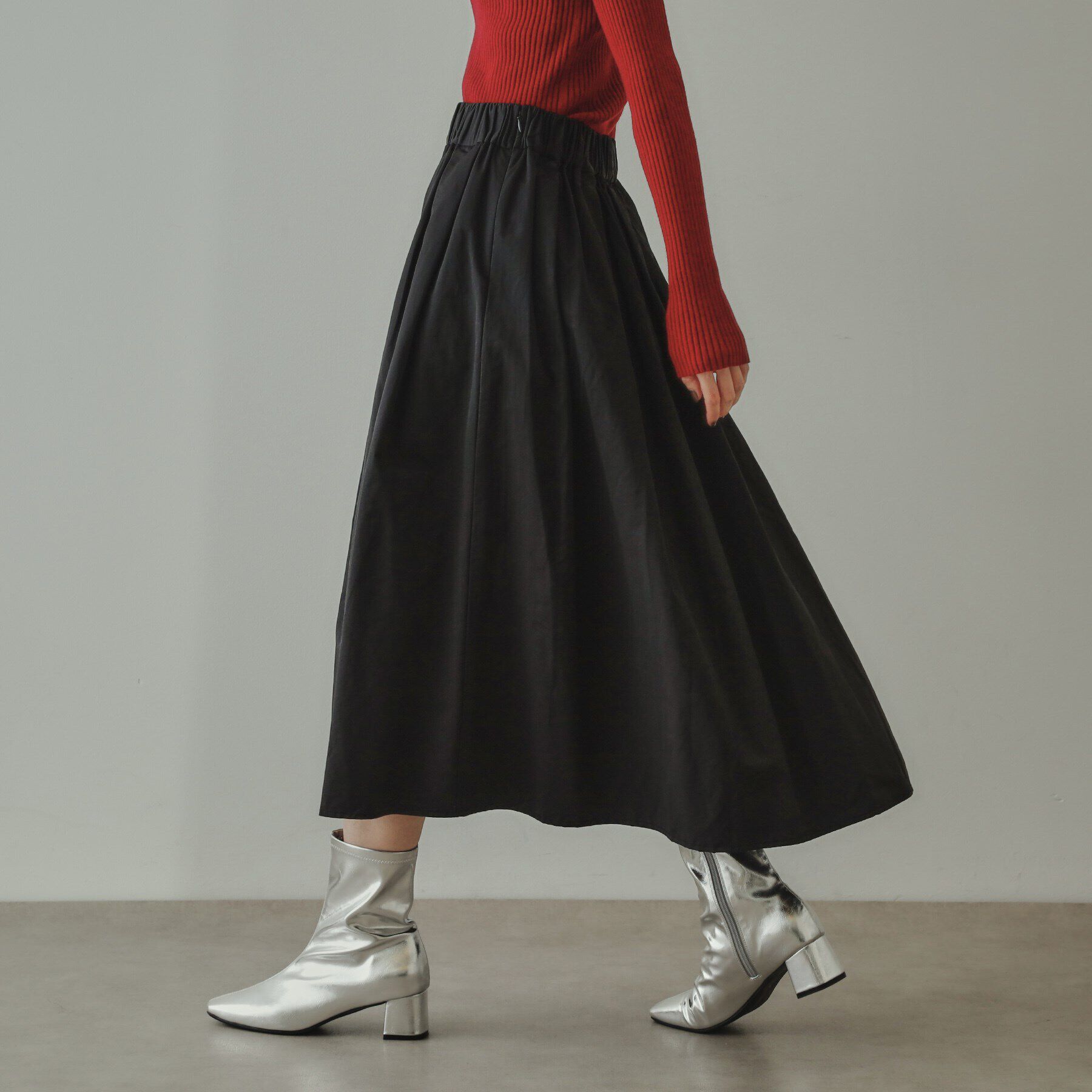 OPAQUE.CLIP「【大草直子さんコラボ】タック＆ギャザースカート」|スカート|