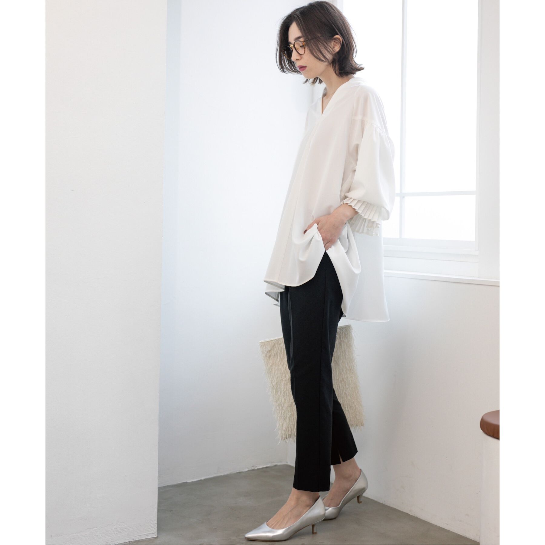 OPAQUE.CLIP「《S-LLsize》ハイストレッチイージースティックパンツ【洗濯機洗い可】」|その他|