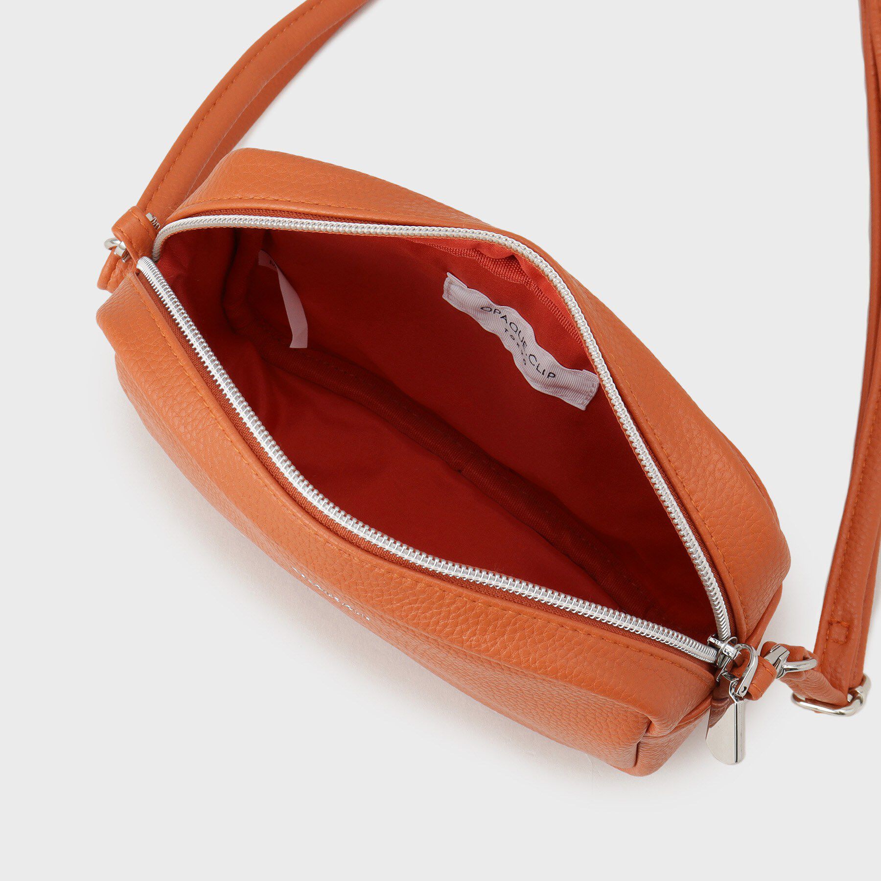 OPAQUE.CLIP「シュリンク合皮スクエアミニショルダーバッグ【軽量／長さ調整可能】」|ショルダー・メッセンジャー|