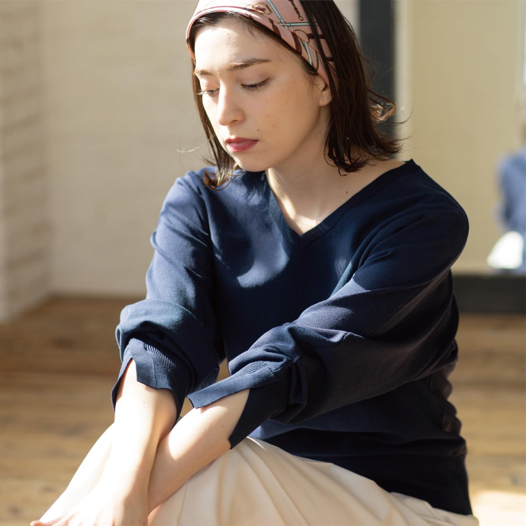 OPAQUE.CLIP「リラクシードルマンスリーブニット【洗濯機OK/抗ピル】」|ニット・セーター|