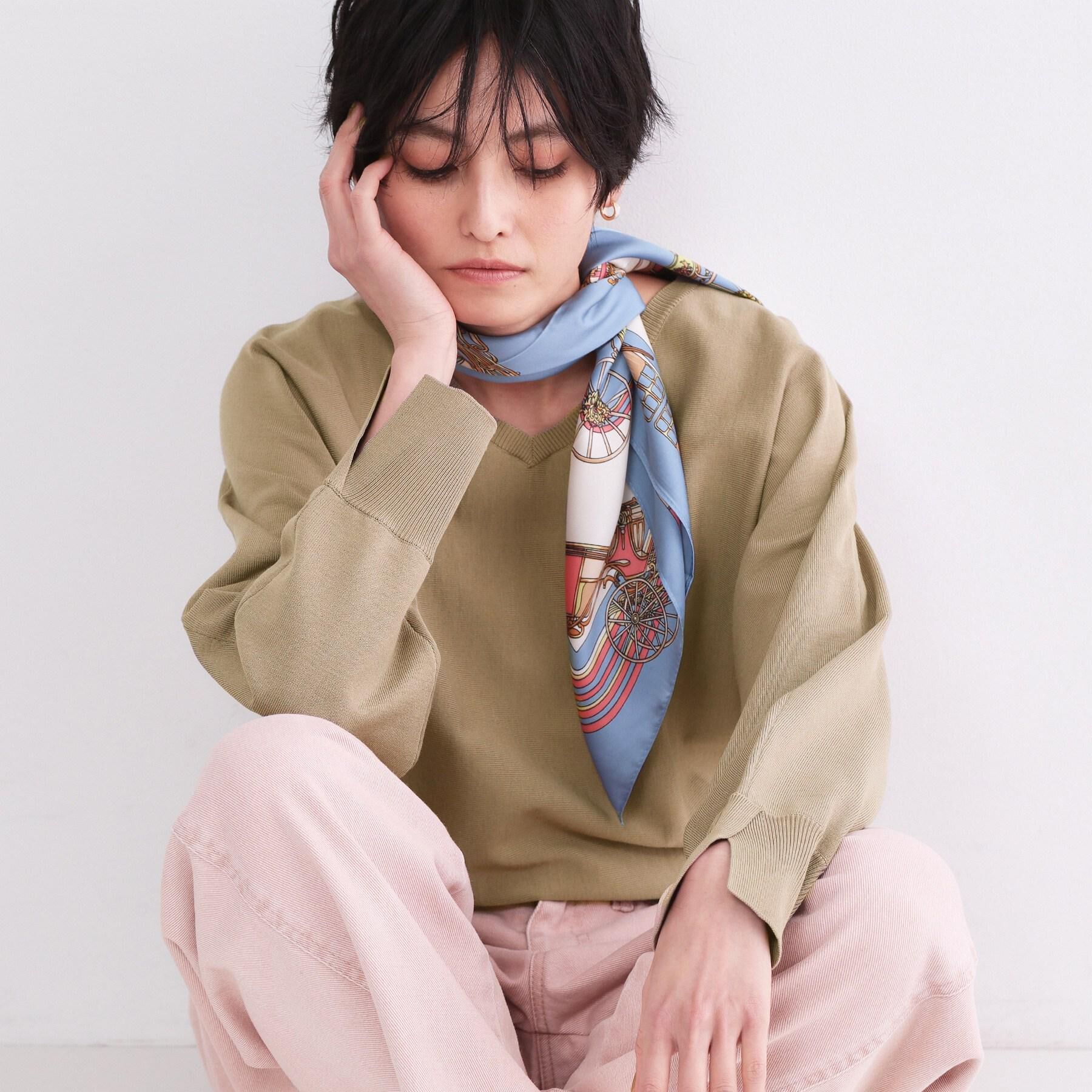 OPAQUE.CLIP「リラクシードルマンスリーブニット【洗濯機OK/抗ピル】」|ニット・セーター|