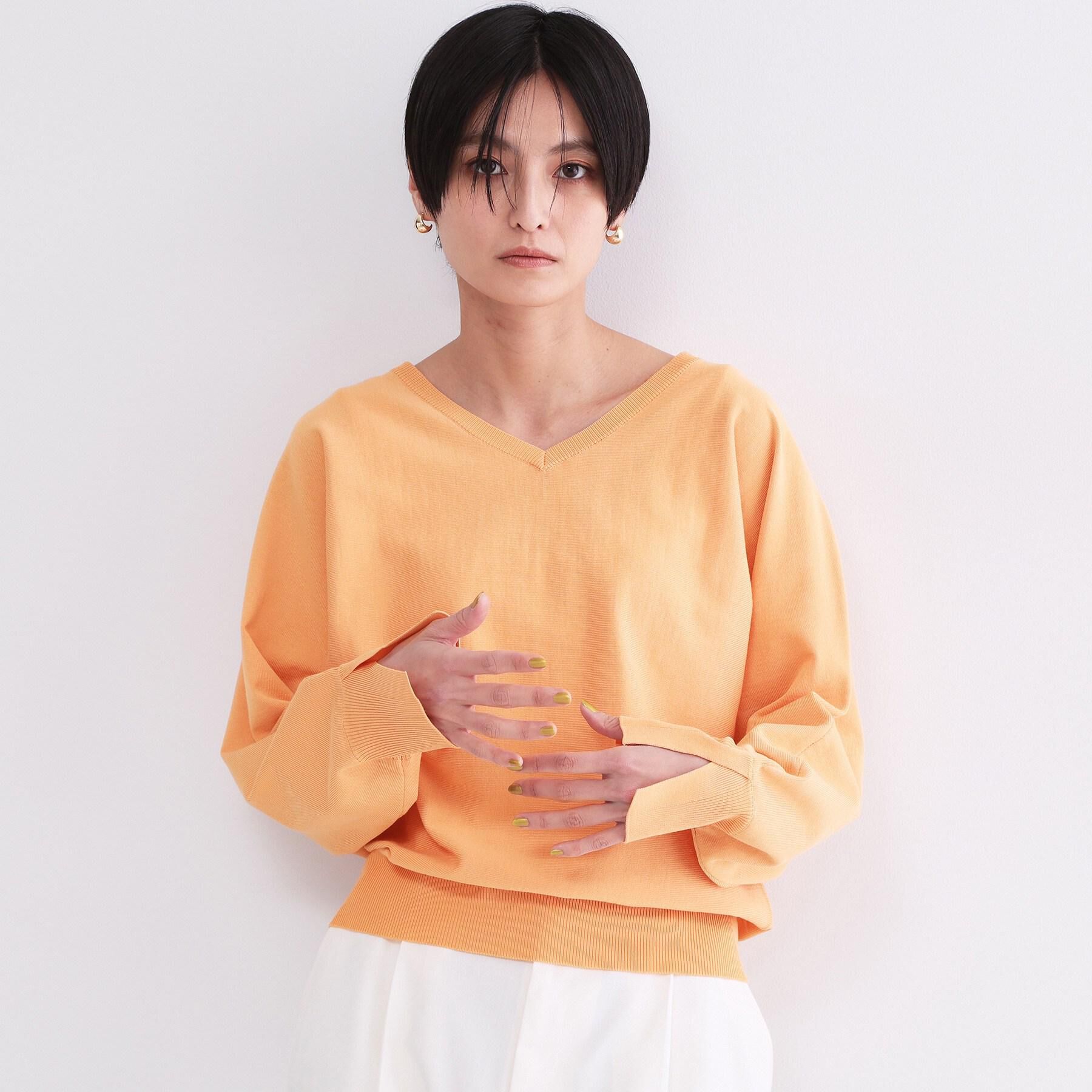 OPAQUE.CLIP「リラクシードルマンスリーブニット【洗濯機OK/抗ピル】」|ニット・セーター|