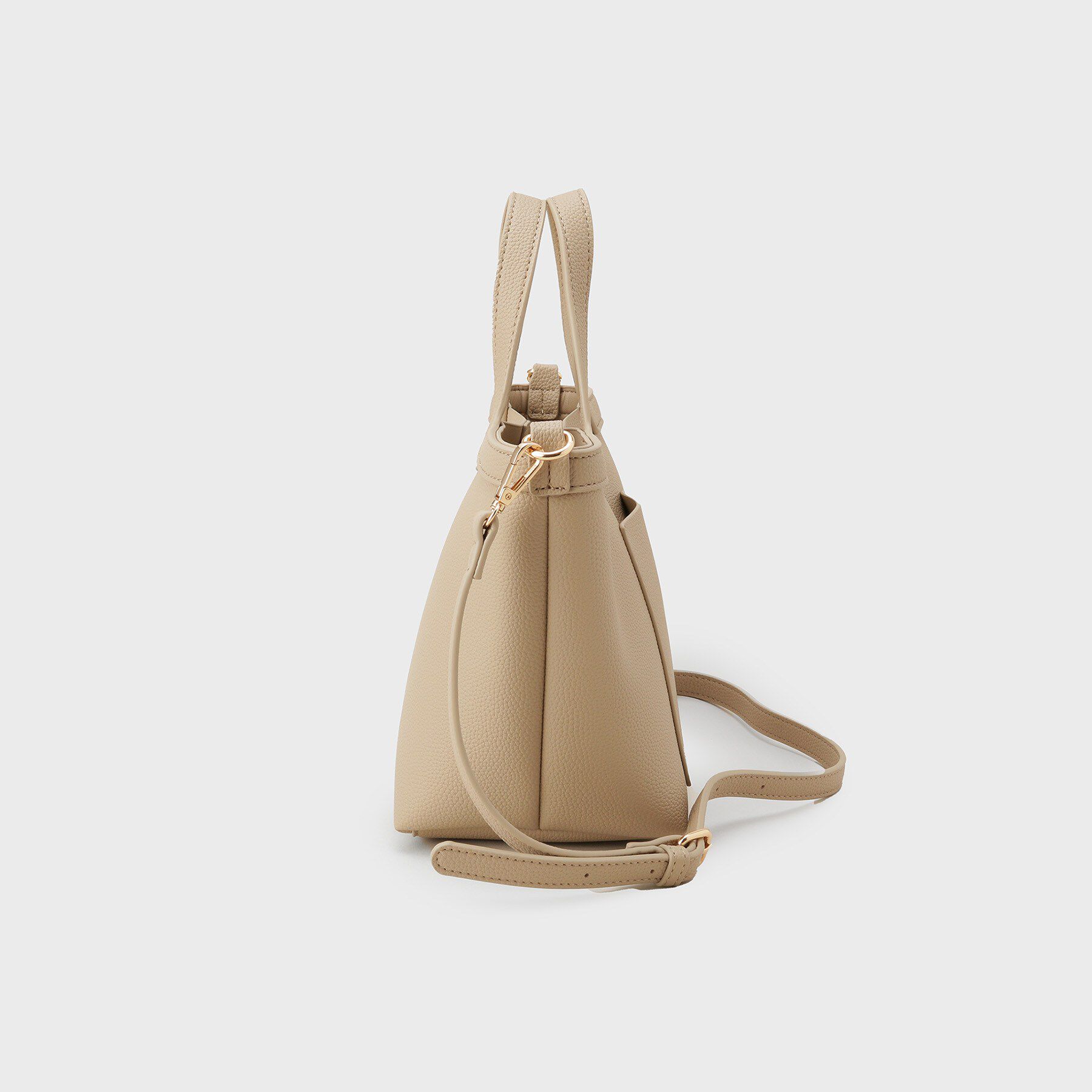 OPAQUE.CLIP「【2WAY/巾着付き】シュリンクミドルトートバッグ」|ショルダー・メッセンジャー|