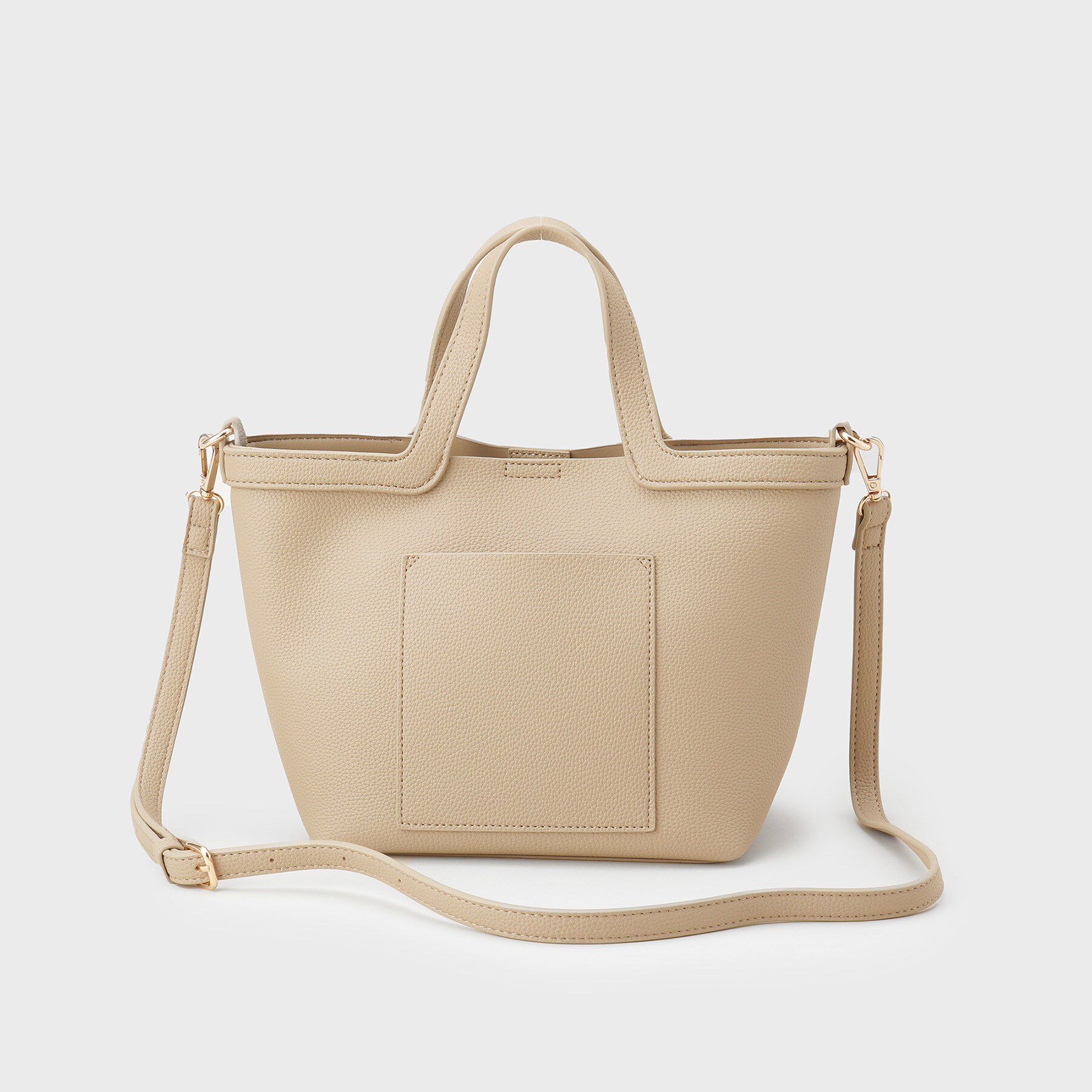 OPAQUE.CLIP「【2WAY/巾着付き】シュリンクミドルトートバッグ」|ショルダー・メッセンジャー|