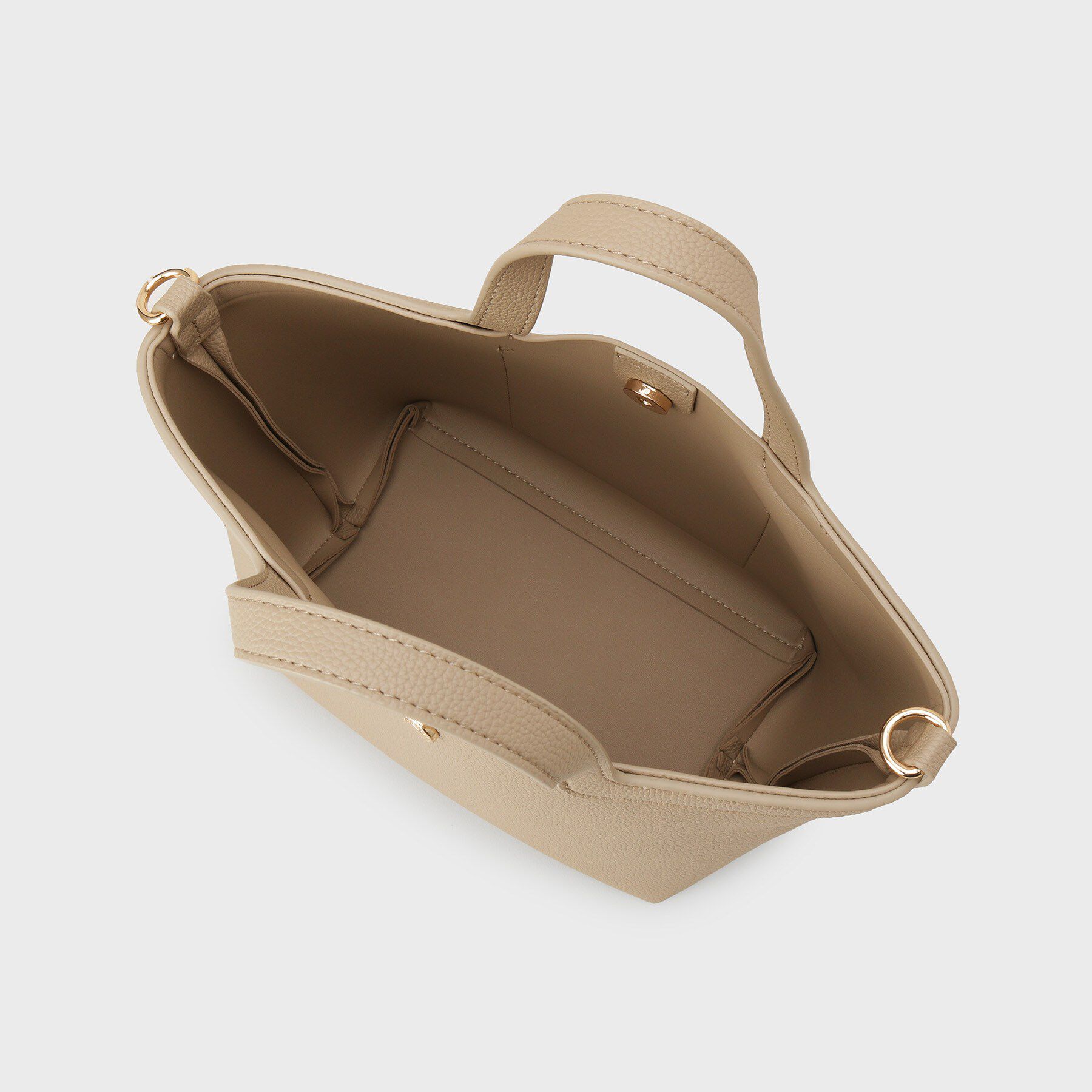 OPAQUE.CLIP「【2WAY/巾着付き】シュリンクミドルトートバッグ」|ショルダー・メッセンジャー|