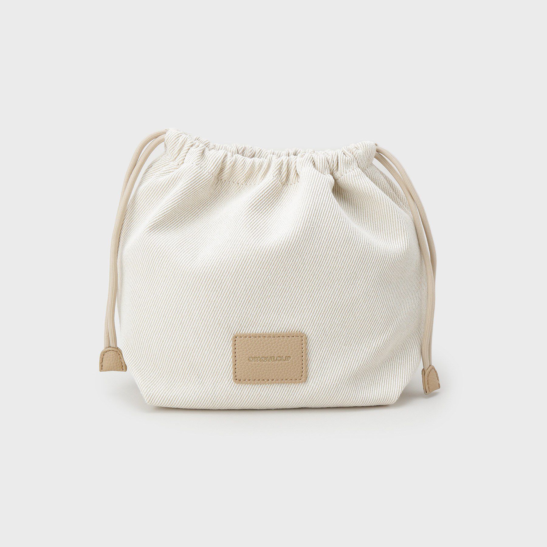 OPAQUE.CLIP「【2WAY/巾着付き】シュリンクミドルトートバッグ」|ショルダー・メッセンジャー|