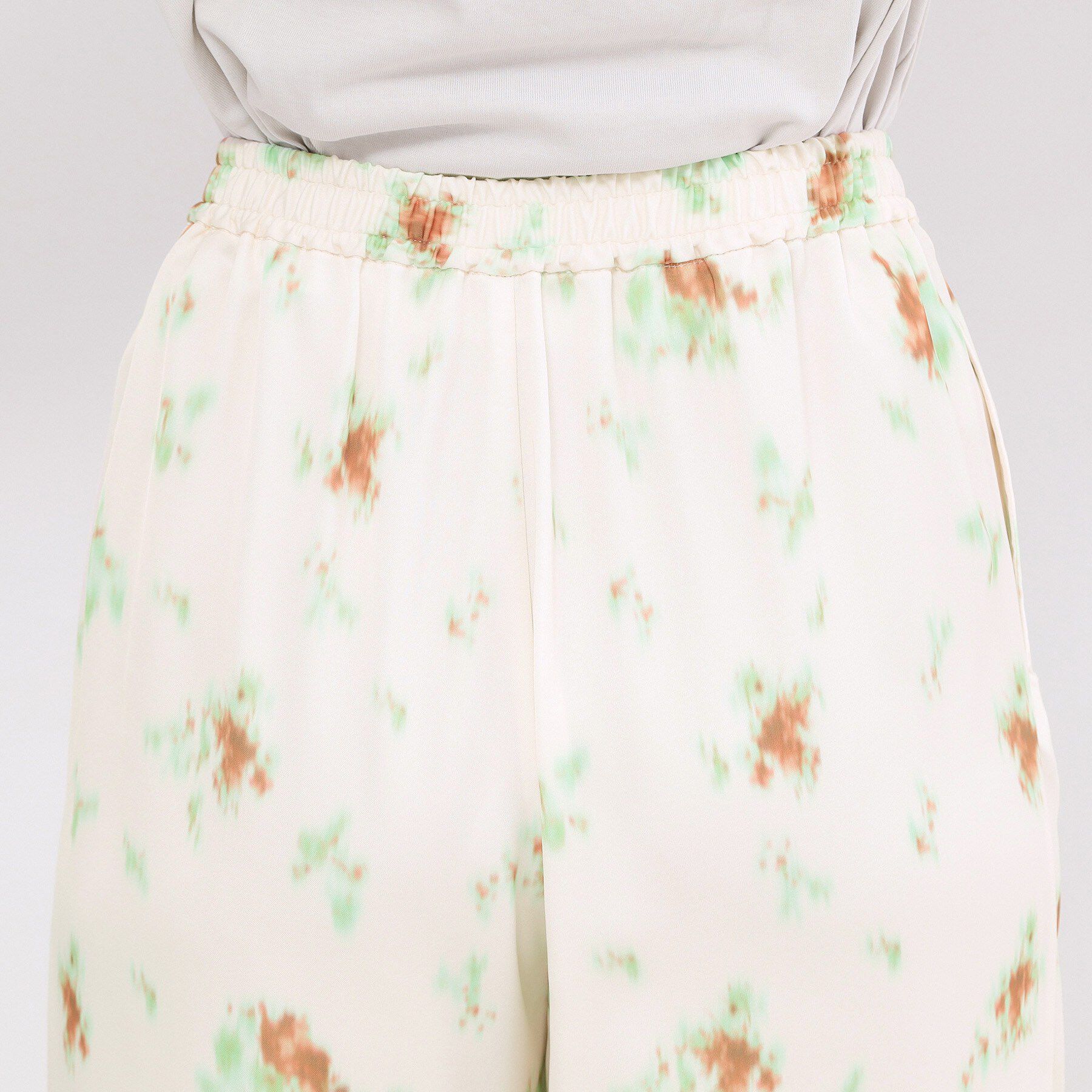 OPAQUE.CLIP「ぼかしフラワープリントワイドパンツ【洗濯機OK】」|その他|