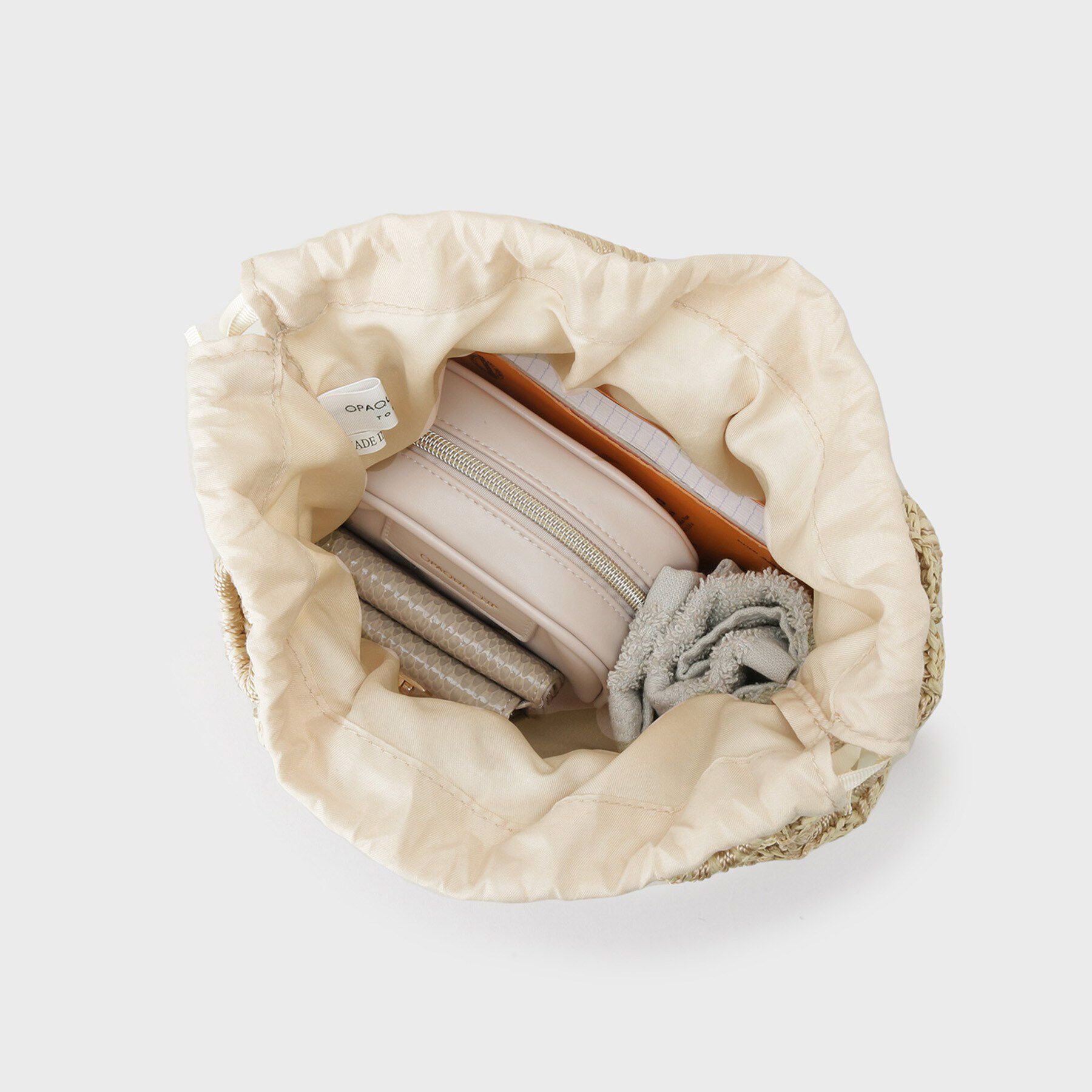 OPAQUE.CLIP「くるくるリング雑材BAG」|ハンドバッグ|