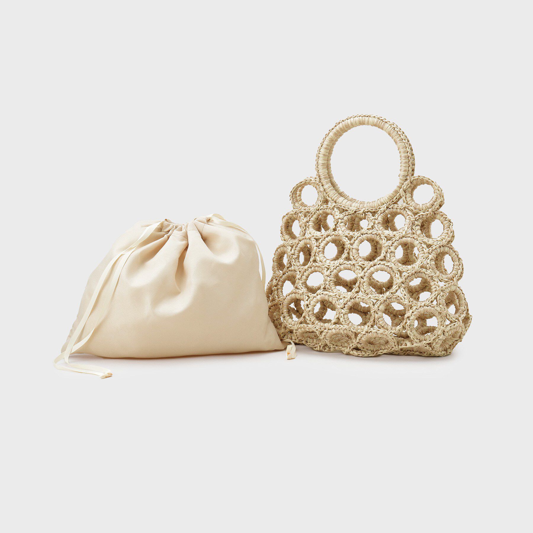 OPAQUE.CLIP「くるくるリング雑材BAG」|ハンドバッグ|