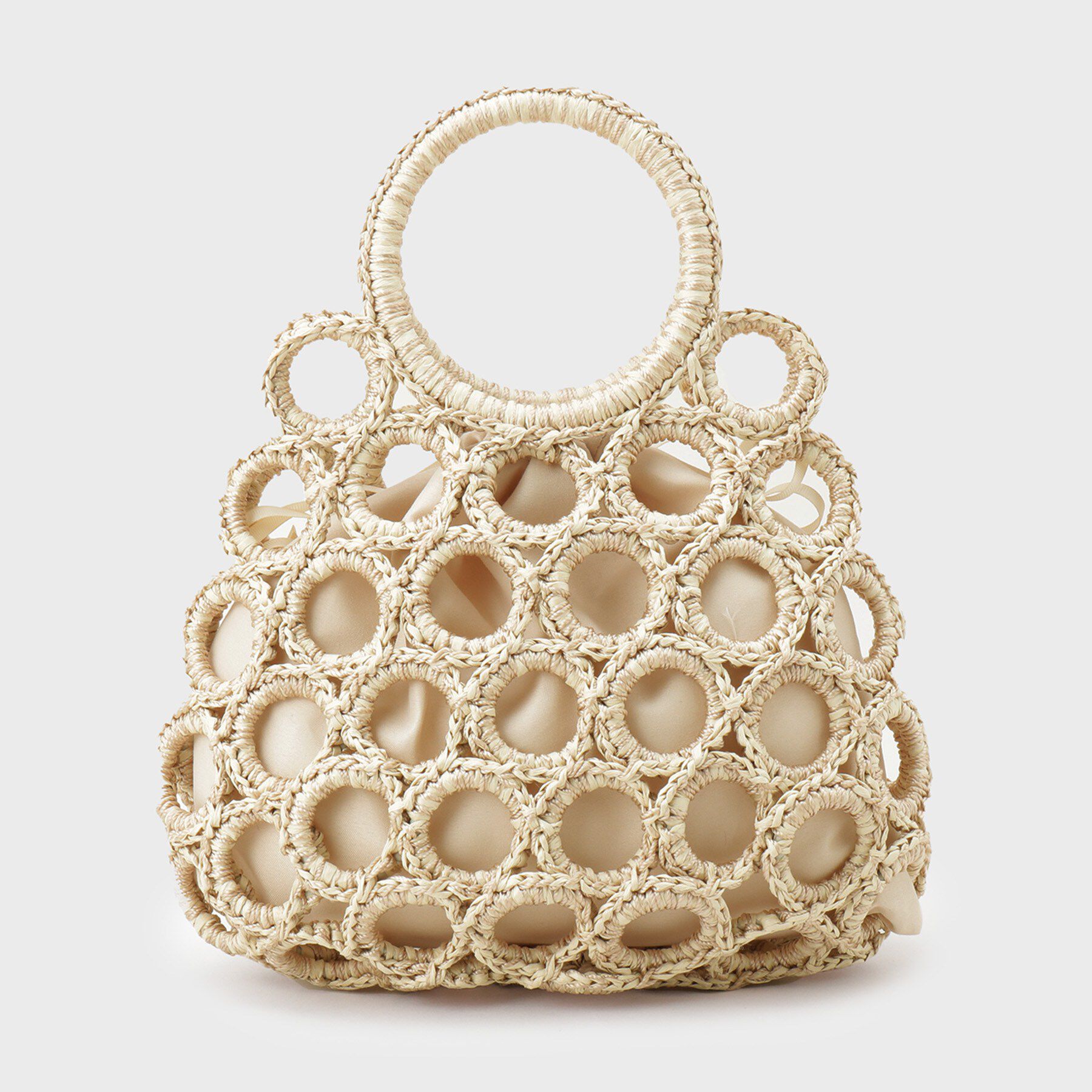 OPAQUE.CLIP「くるくるリング雑材BAG」|ハンドバッグ|