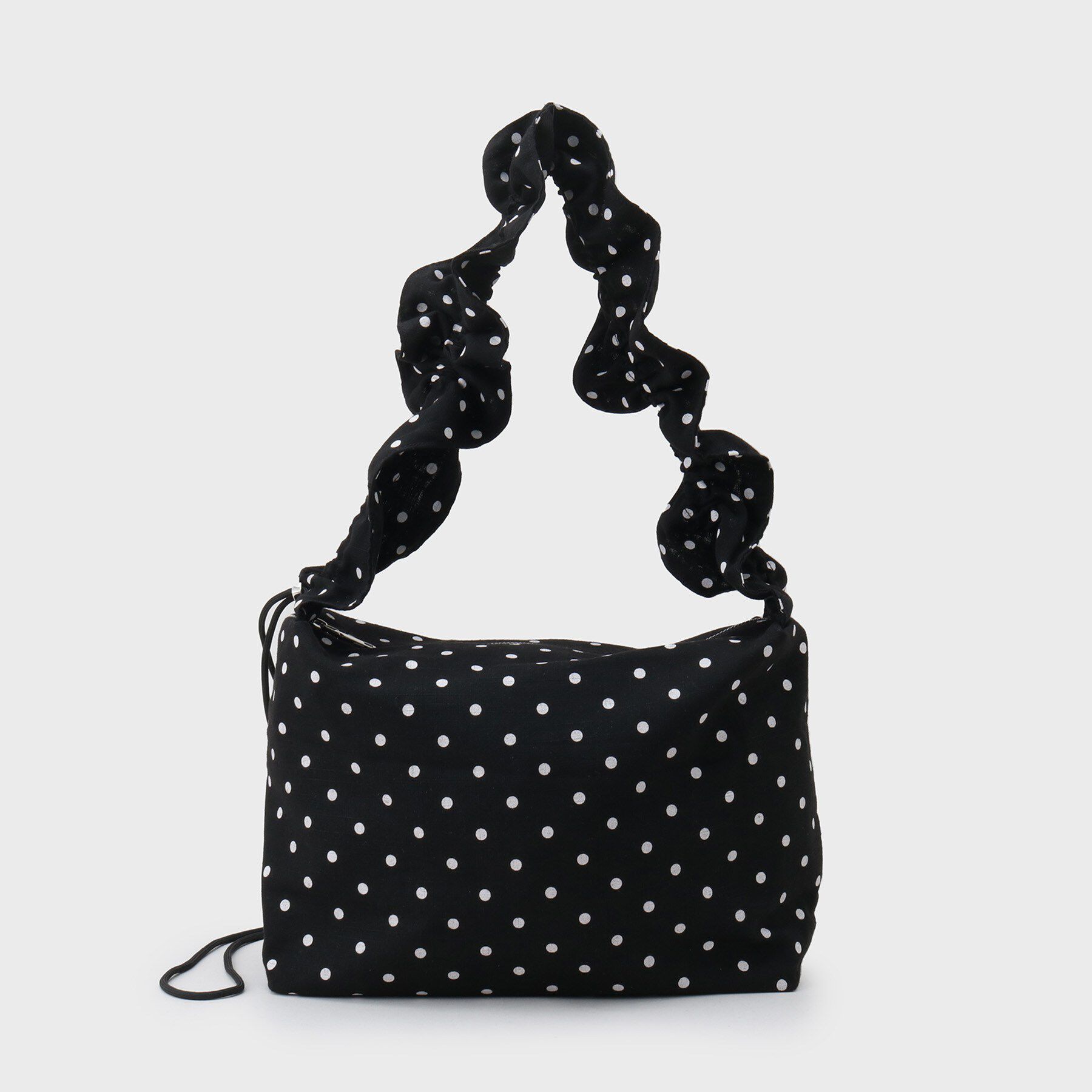 OPAQUE.CLIP「2WAYフリルハンドルドロストミドルバッグ」|ショルダー・メッセンジャー|