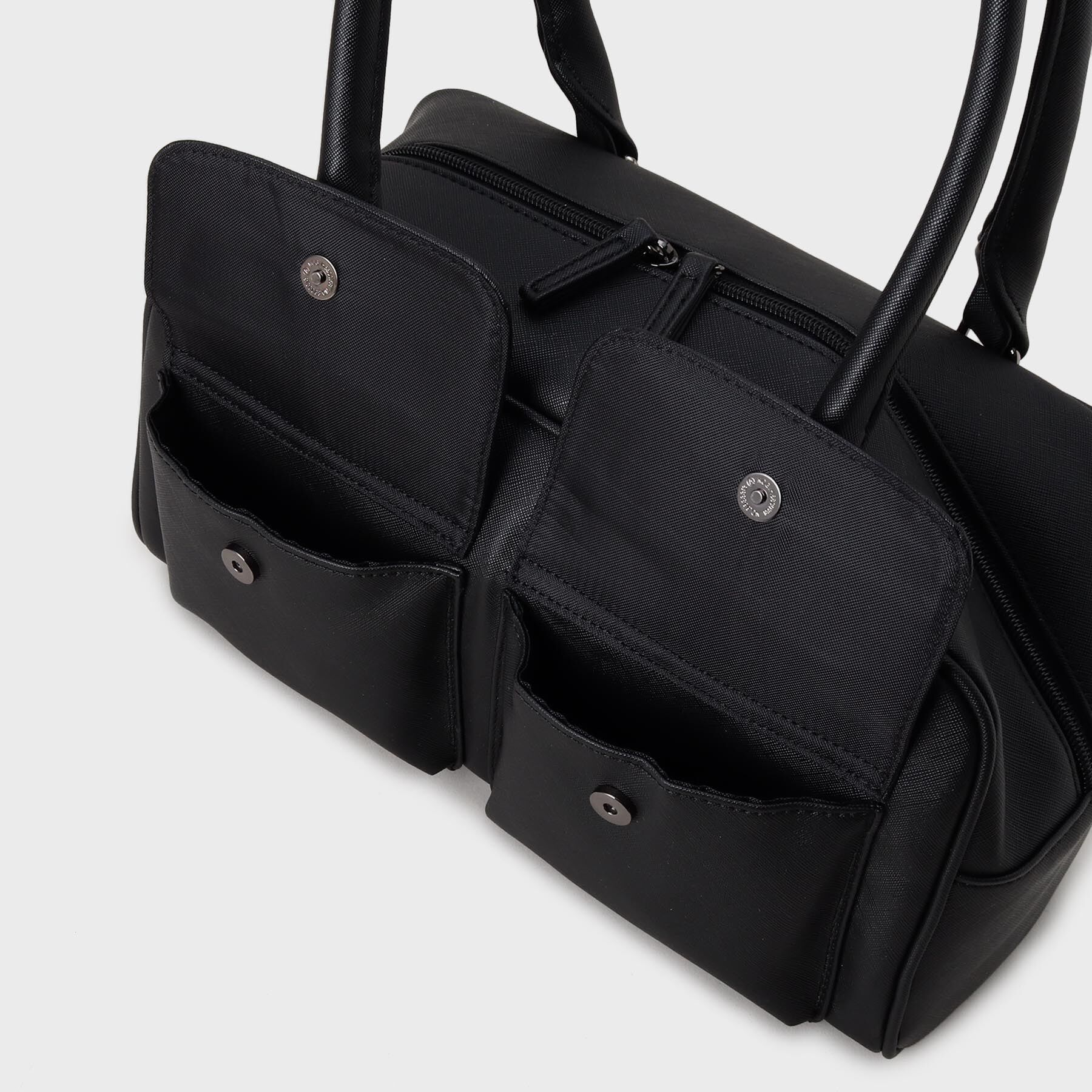 THE SHOP TK「ダブルフラップミニボストン ユニセックス／シーズンレス」|ボストンバッグ|