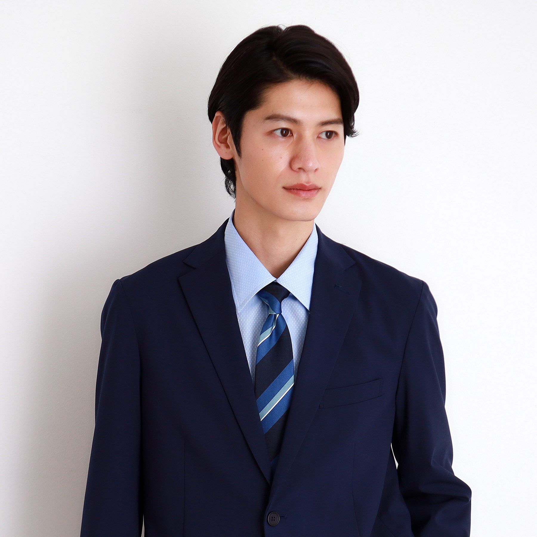 THE SHOP TK「ストラップ柄ネクタイ ヘリンボン／レジメンタル」|ネクタイ・蝶ネクタイ|