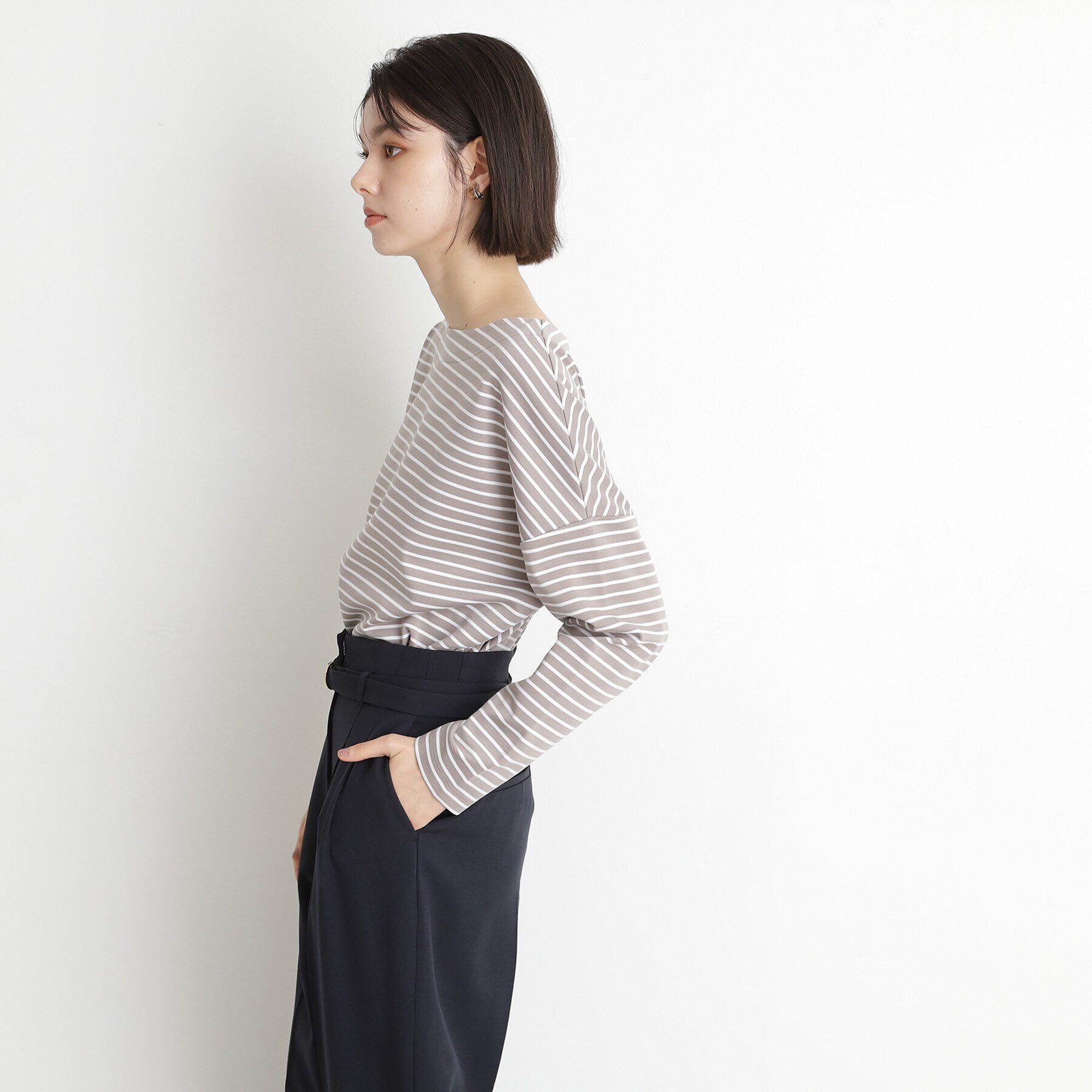 THE SHOP TK「ドロップショルダープルオーバー【洗える】」|Tシャツ・カットソー|