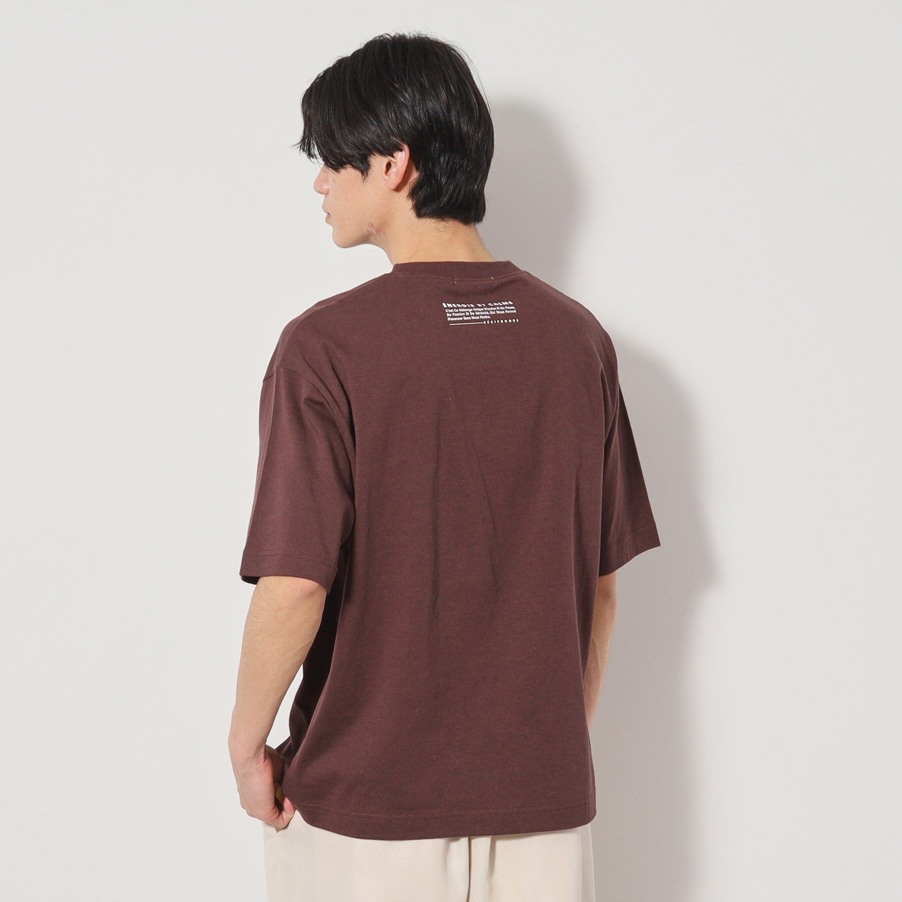 THE SHOP TK「【Begin6月号掲載】オーガニックコットンプリント半袖Tシャツ」|Tシャツ・カットソー|