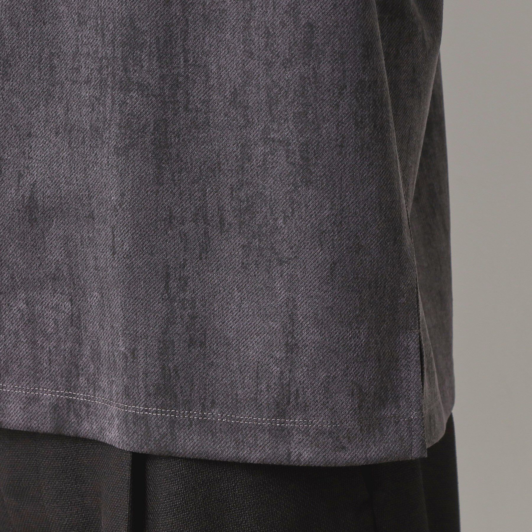 THE SHOP TK「スウェードプリントハーフジッププルオーバー　【オーバーサイズ/洗濯機OK】」|Tシャツ・カットソー|