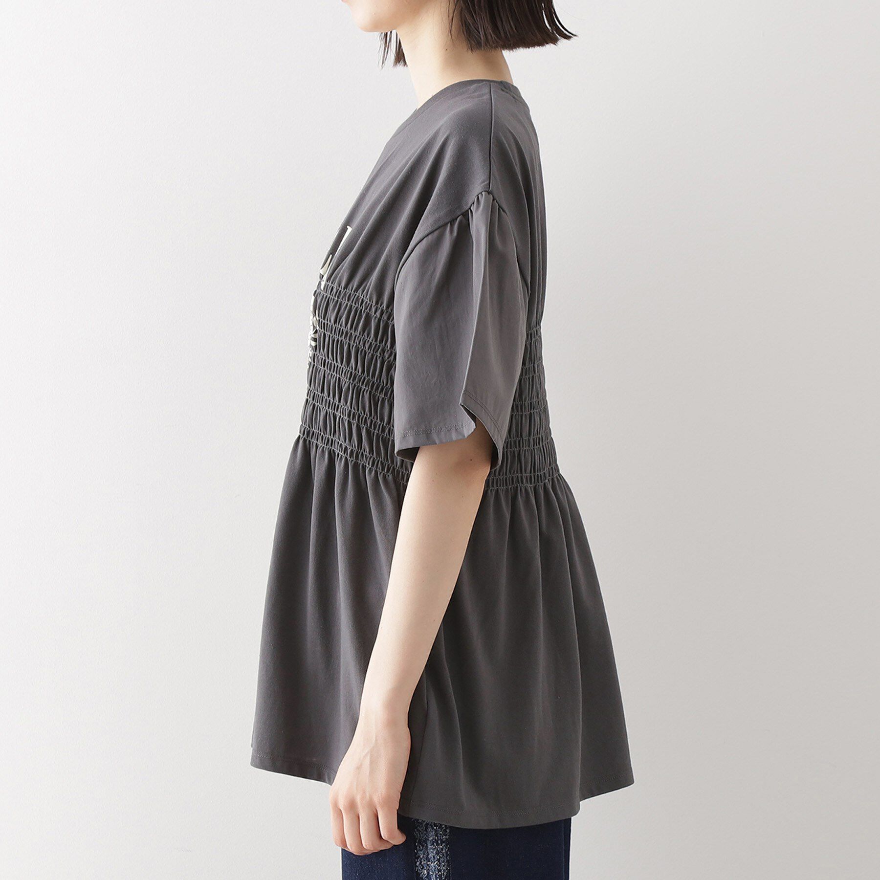 THE SHOP TK「ロゴシャーリングプルオーバー【親子リンク/洗濯機OK】」|Tシャツ・カットソー|