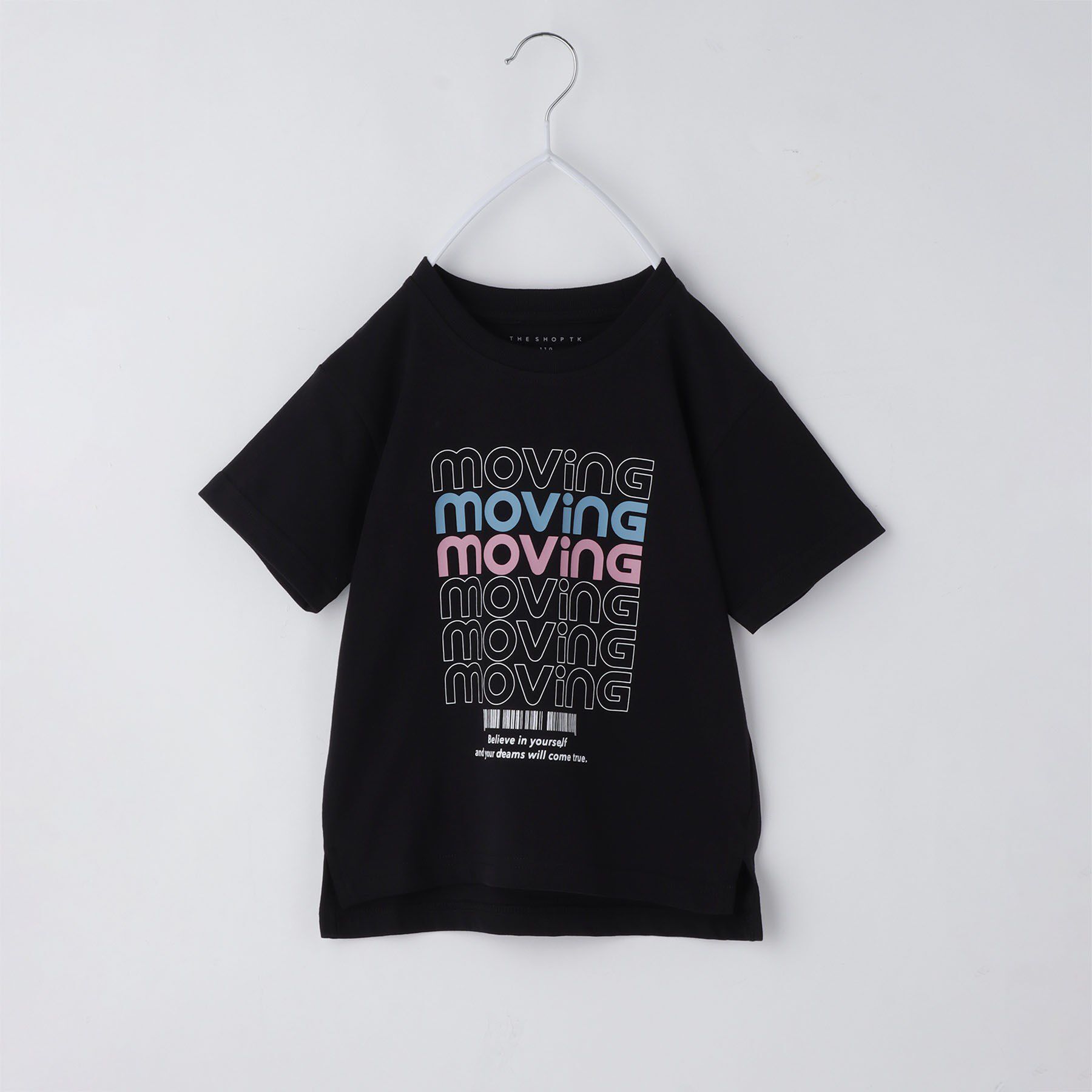 THE SHOP TK「【110－160/6色展開】コットン半袖Tシャツ/洗濯機OK」|Tシャツ・カットソー|ブラック(119)