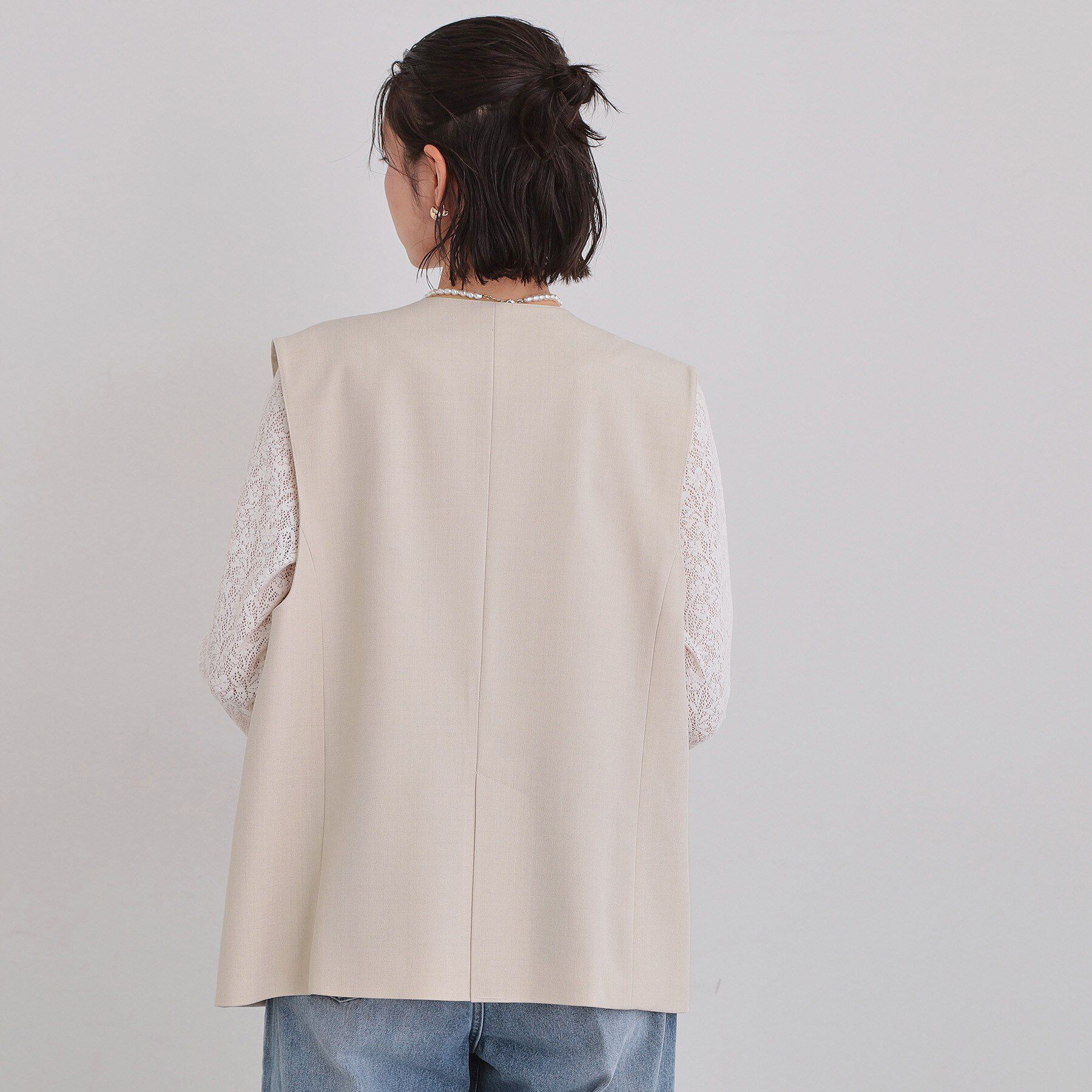 THE SHOP TK「【通勤にもカジュアルにも】CAVIAN ジレ/セットアップ可」|ベスト・ジレ|