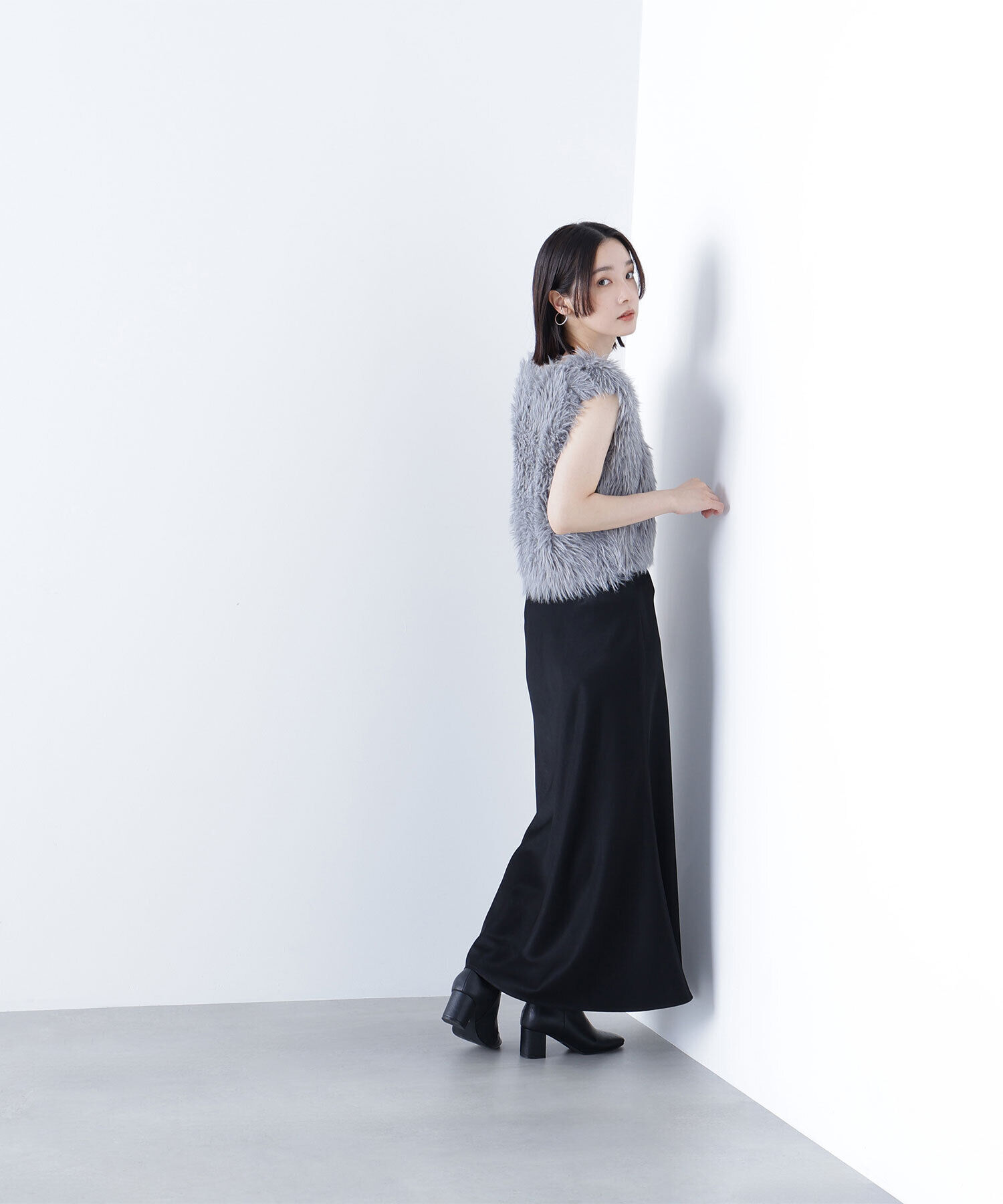  「シャギーニットベスト」|ニット・セーター|