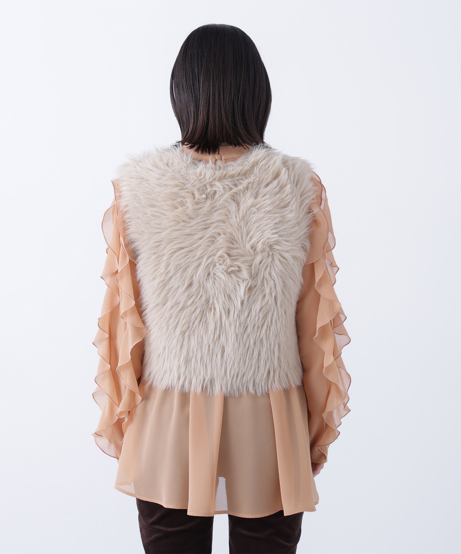  「シャギーニットベスト」|ニット・セーター|