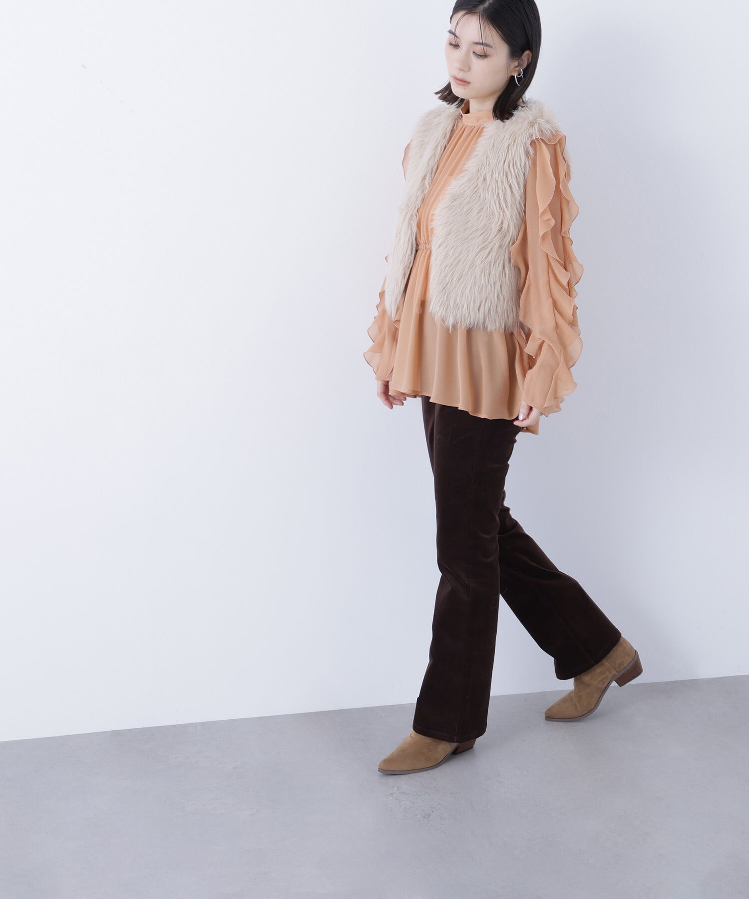  「シャギーニットベスト」|ニット・セーター|