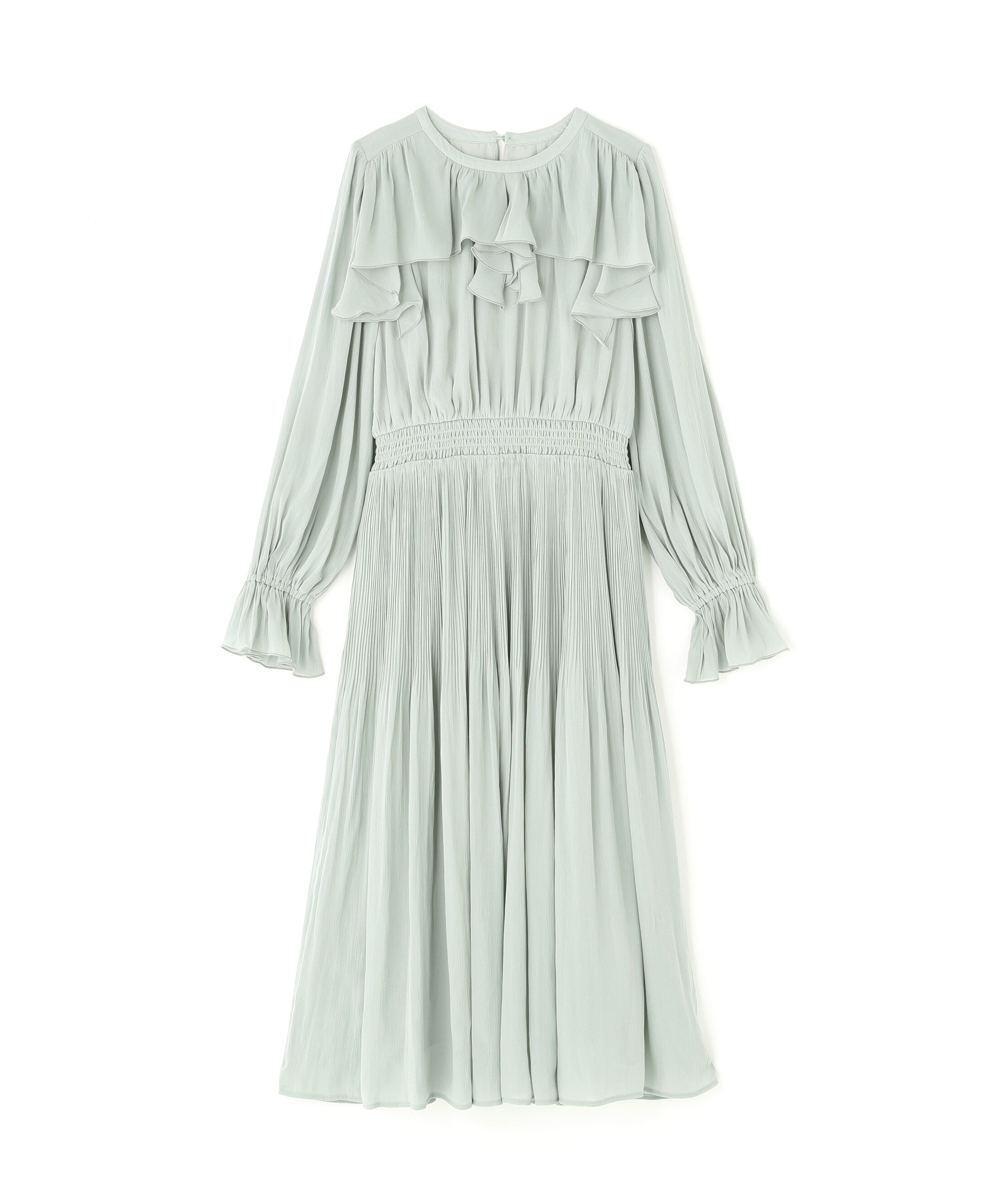  「ラッフルデザインワンピース」|ワンピース|