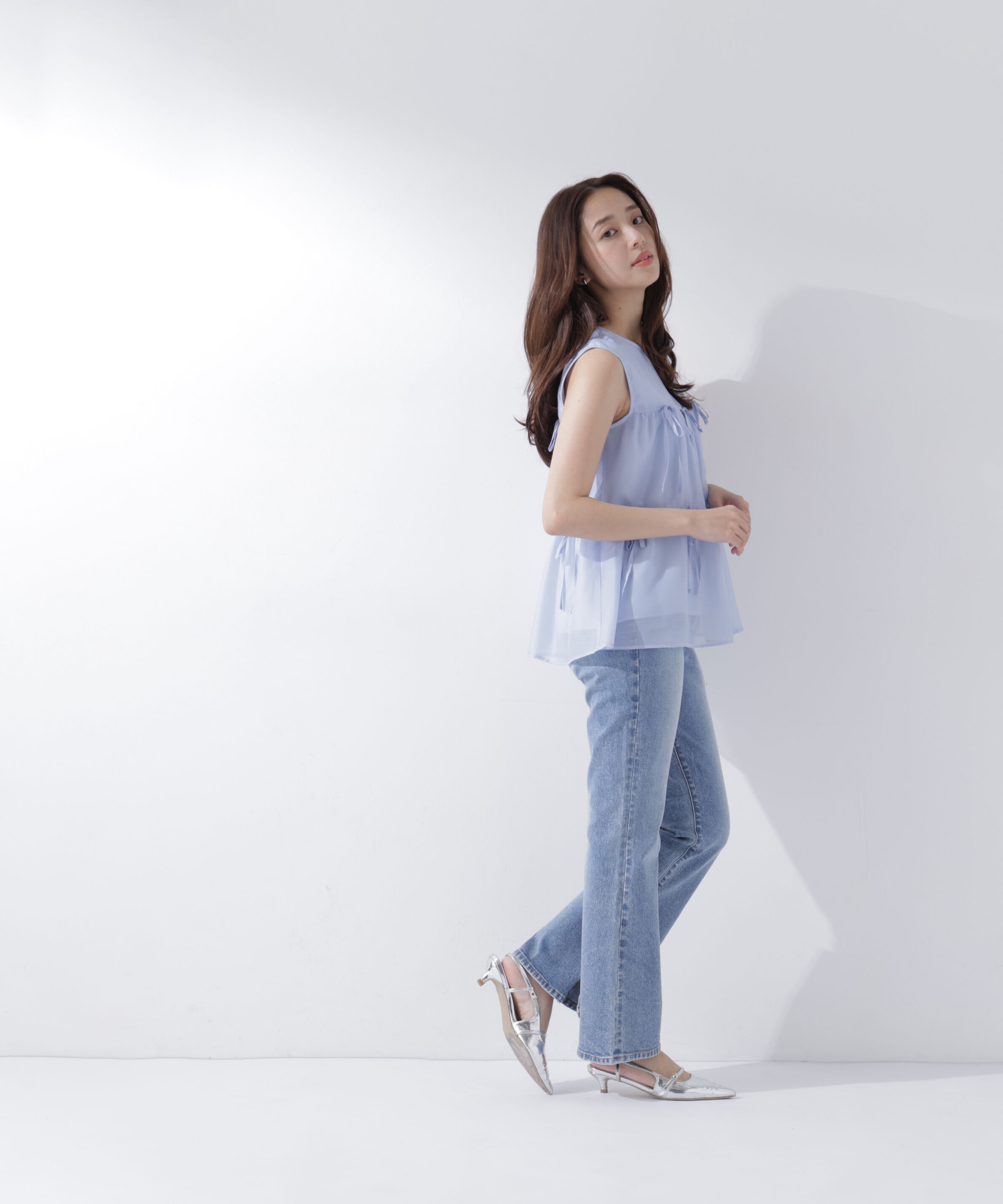  「リボンティアードチュニックブラウス」|シャツ・ブラウス|