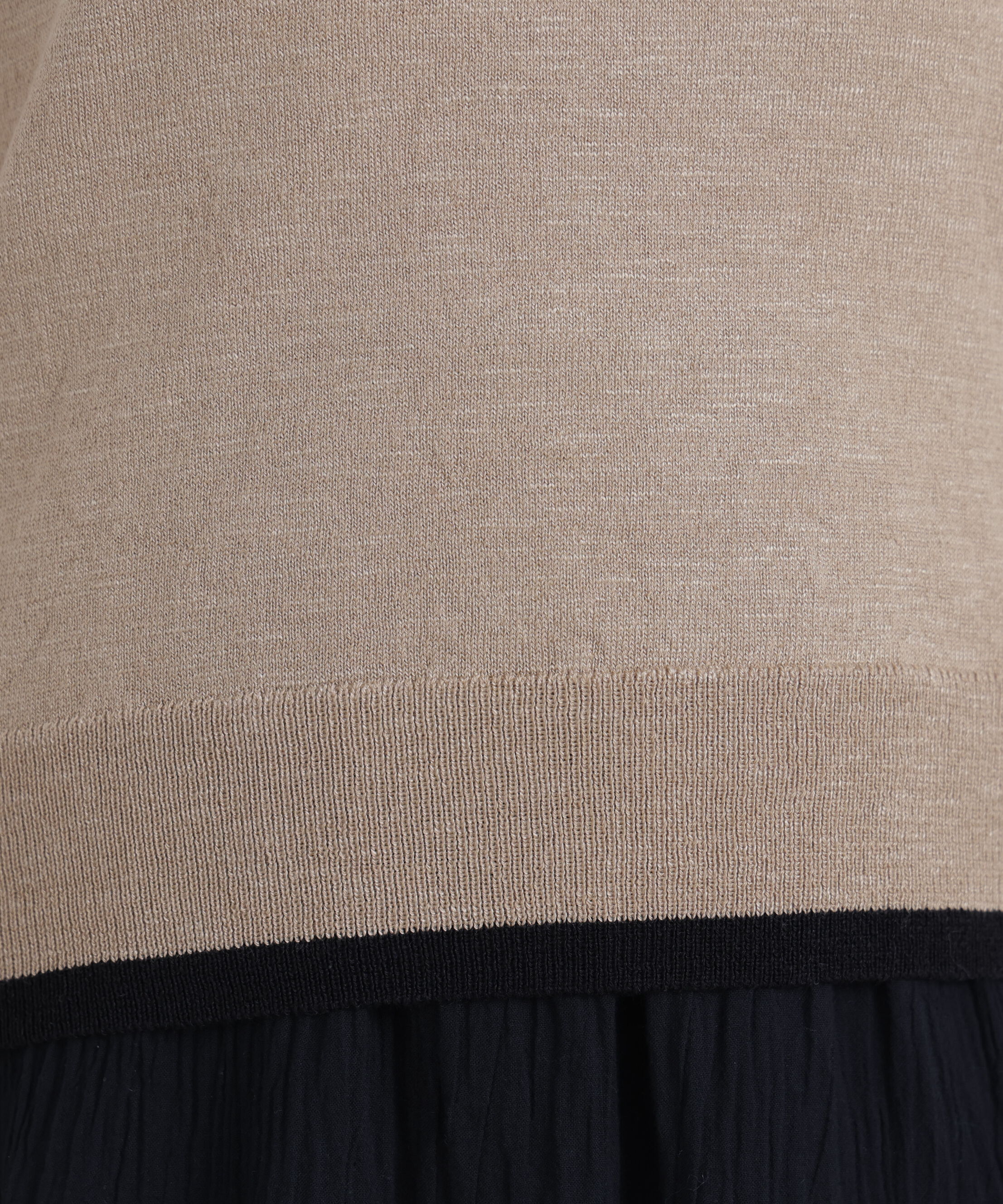  「柄編みスカーフ付ニット」|ニット・セーター|