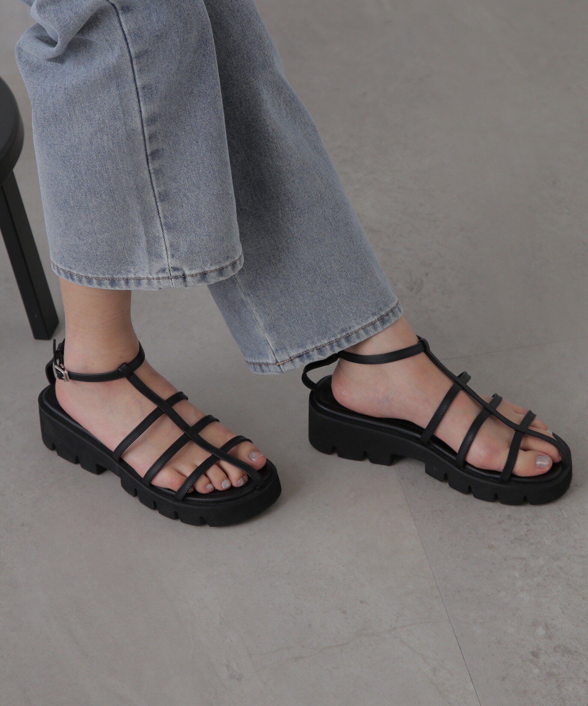  「トラックソールナローサンダル」|その他|