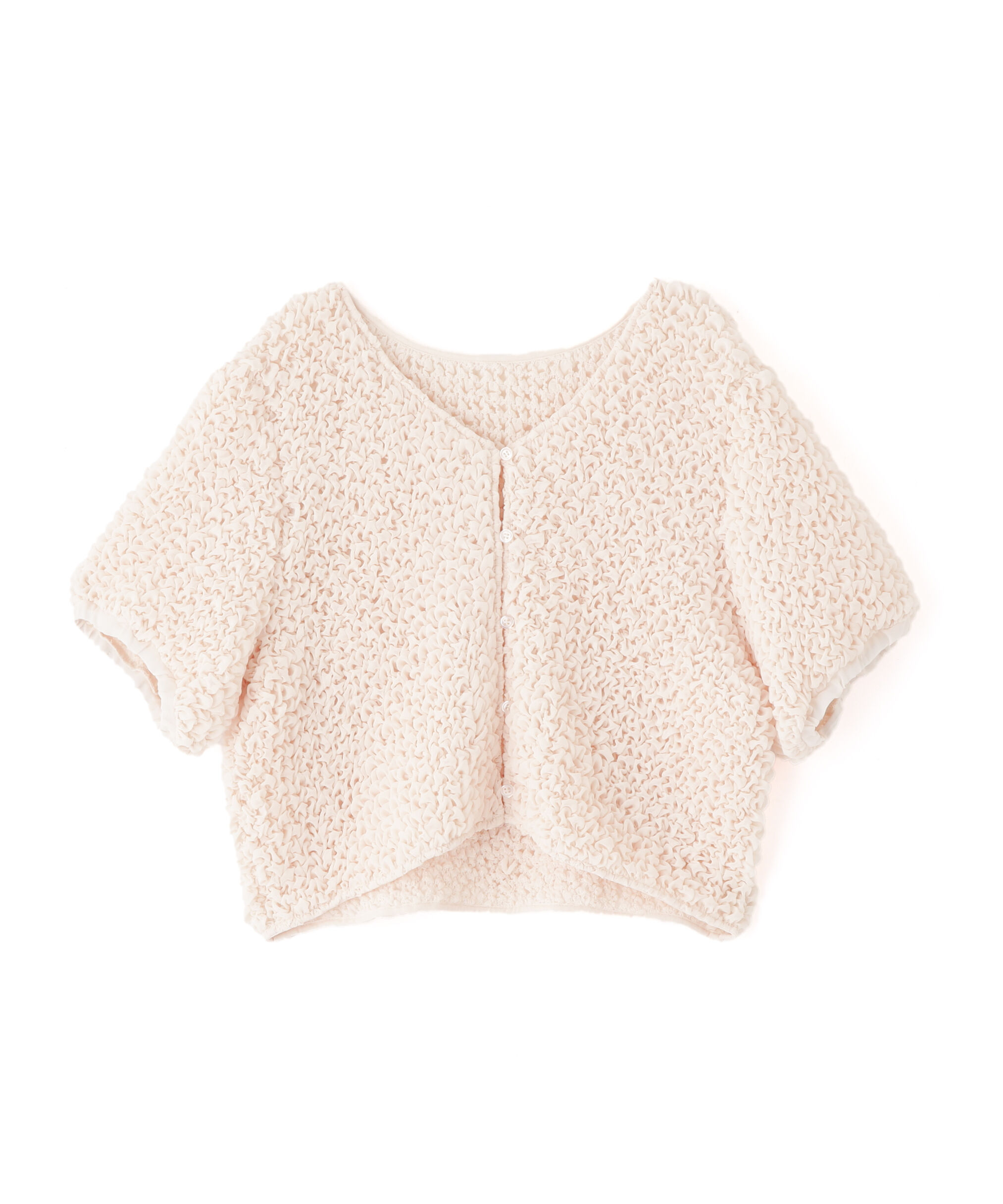  「前後2wayポコポコクロップドブラウス」|シャツ・ブラウス|