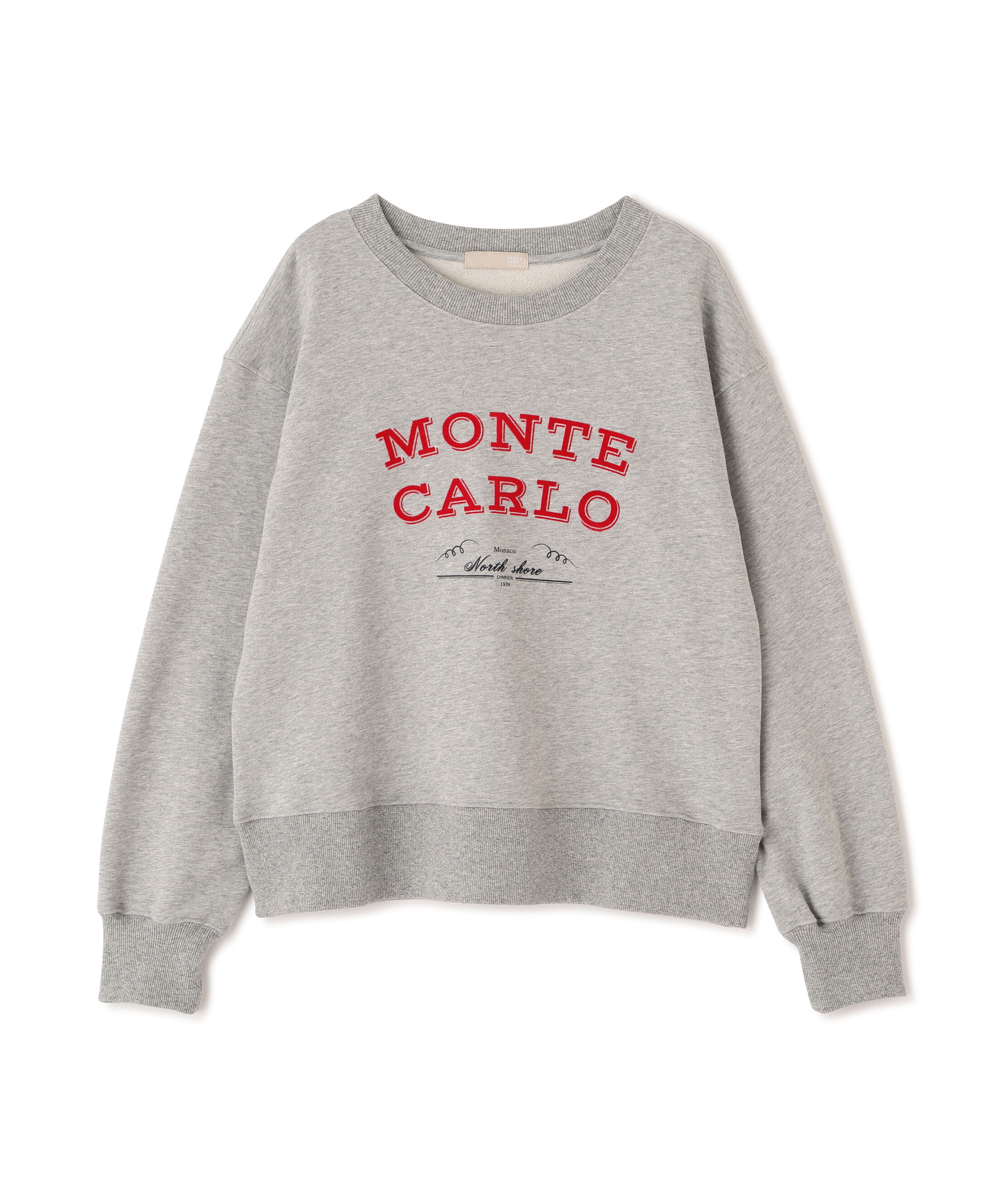  「フロッキーロゴ刺繍スウェット」|Tシャツ・カットソー|