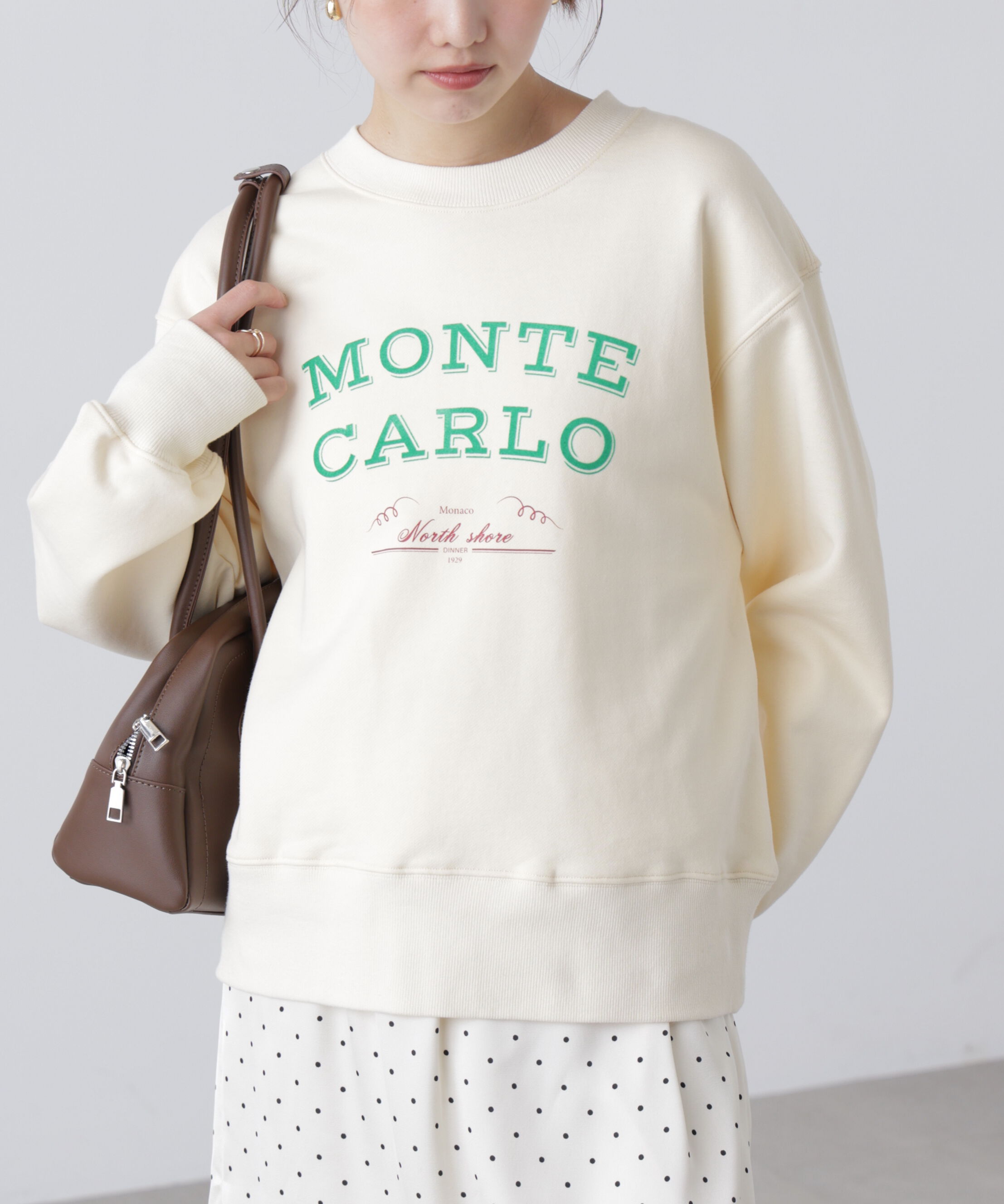  「フロッキーロゴ刺繍スウェット」|Tシャツ・カットソー|