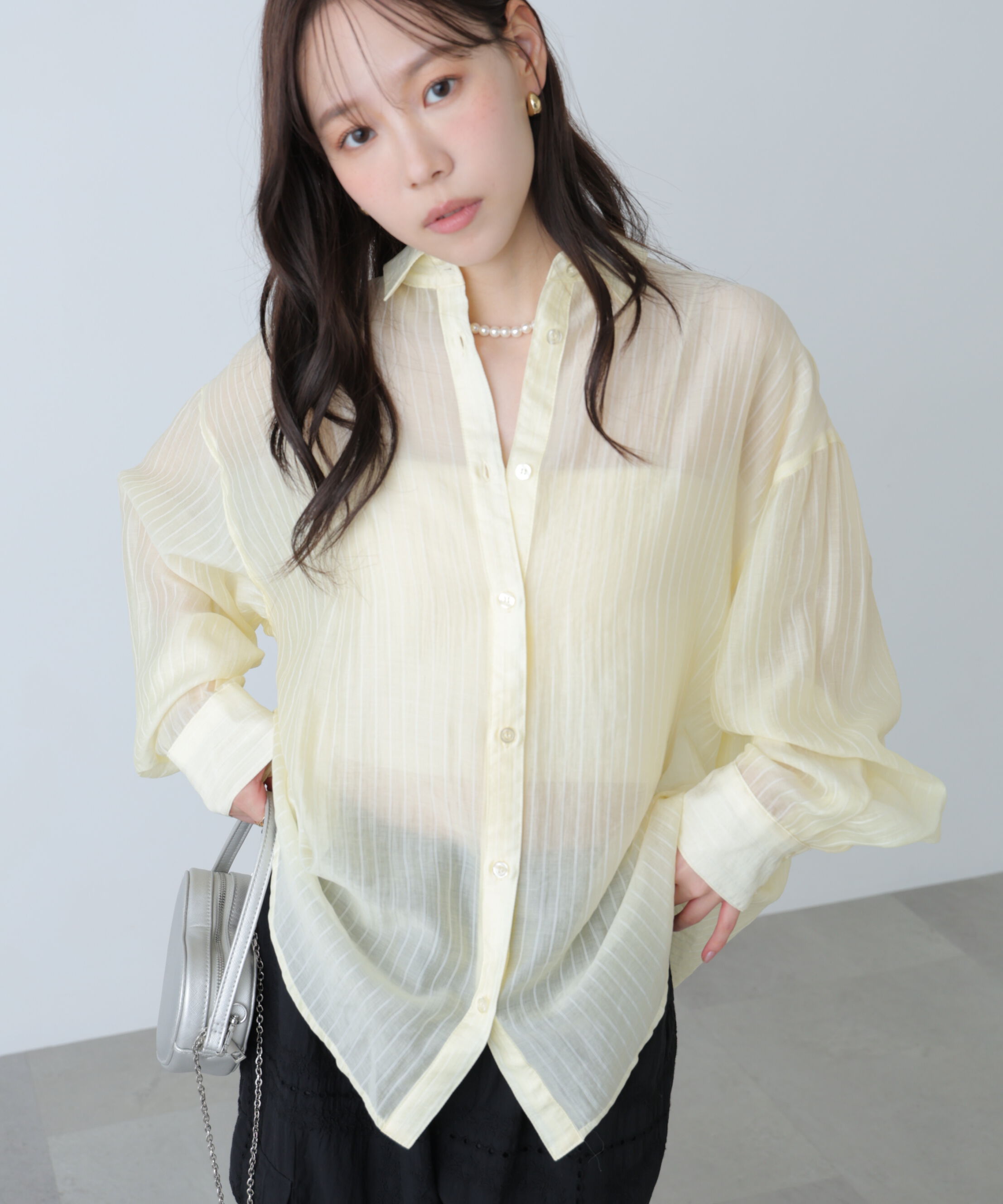  「シアーダブルストライプシャツ」|シャツ・ブラウス|