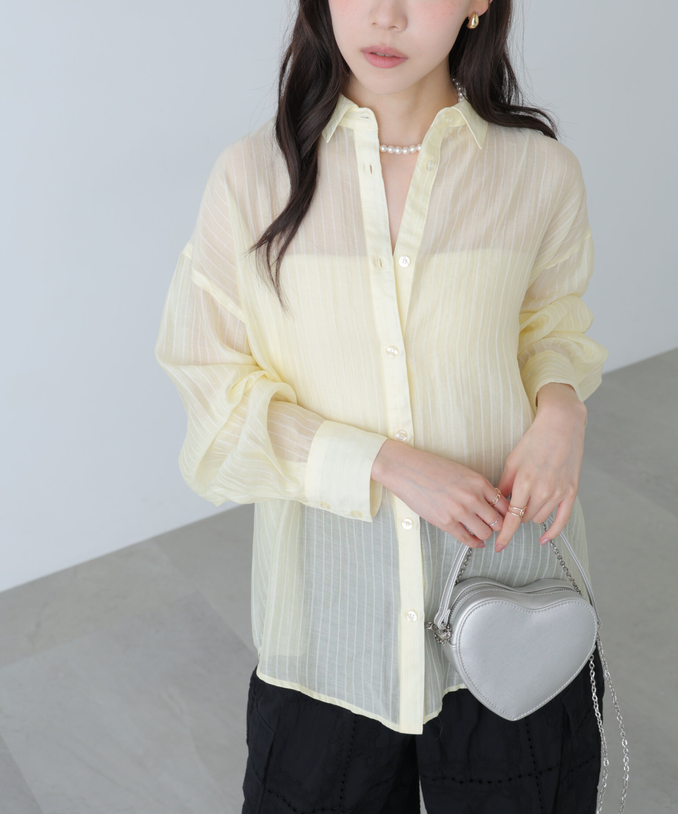  「シアーダブルストライプシャツ」|シャツ・ブラウス|