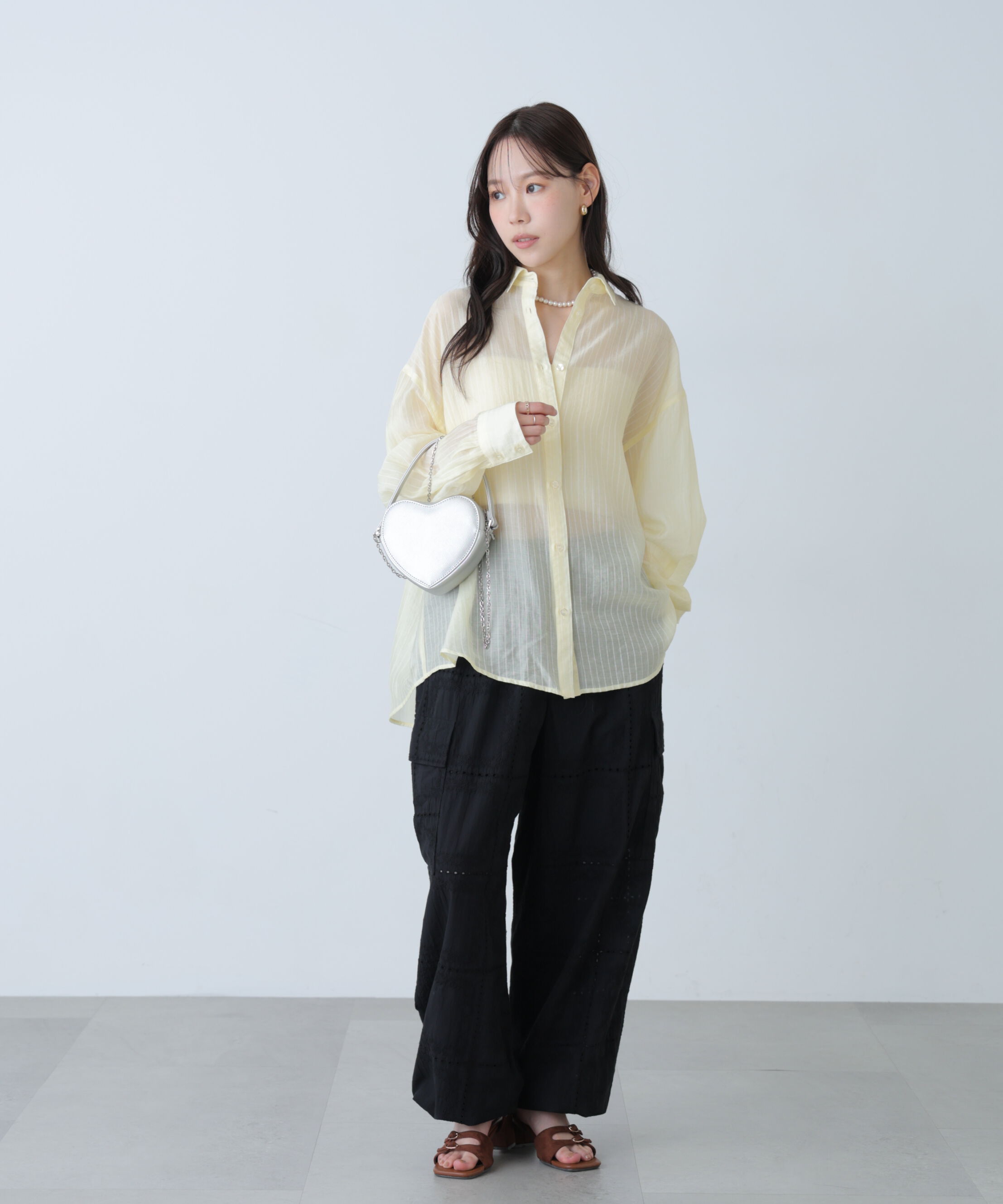  「シアーダブルストライプシャツ」|シャツ・ブラウス|