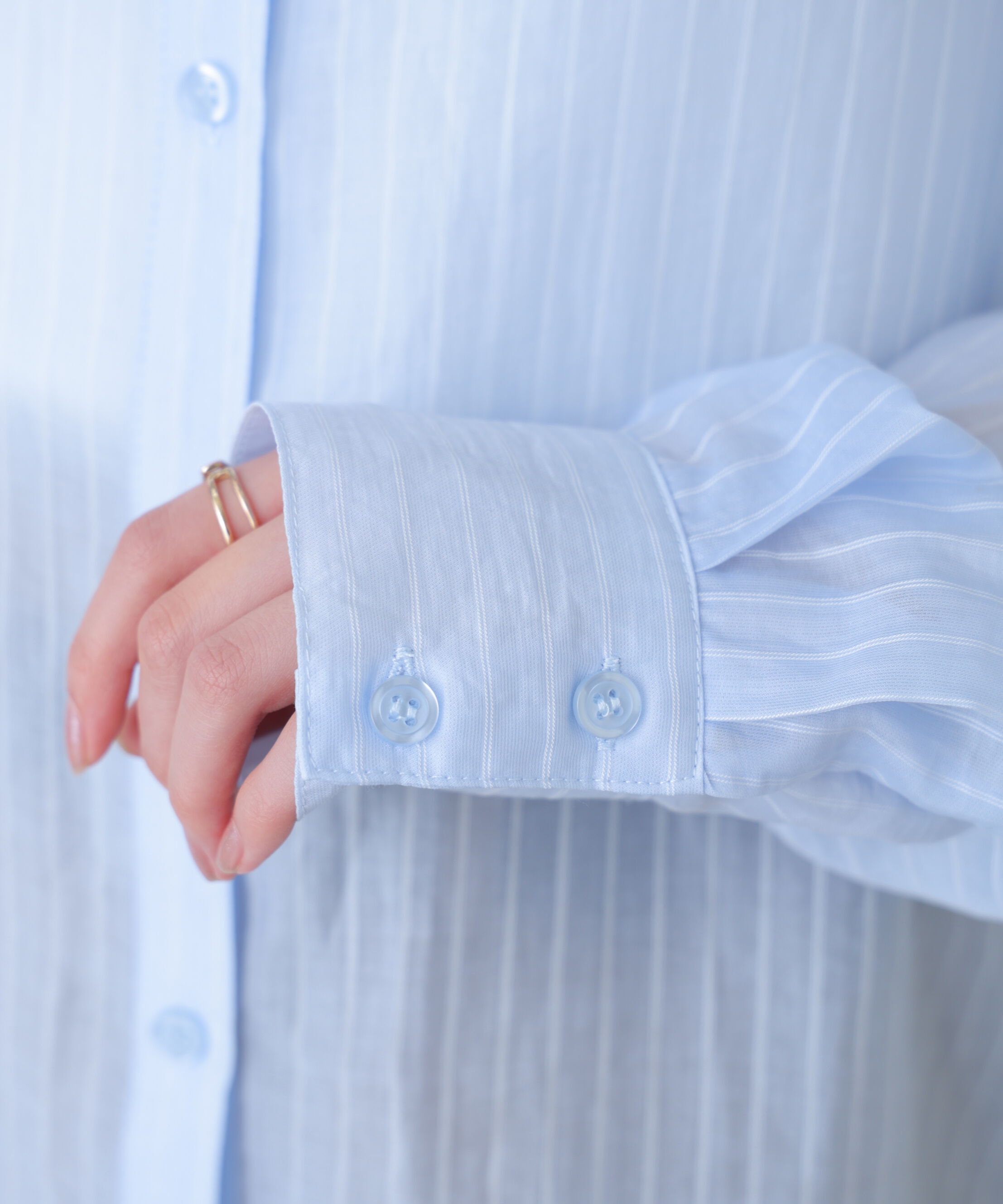  「シアーダブルストライプシャツ」|シャツ・ブラウス|