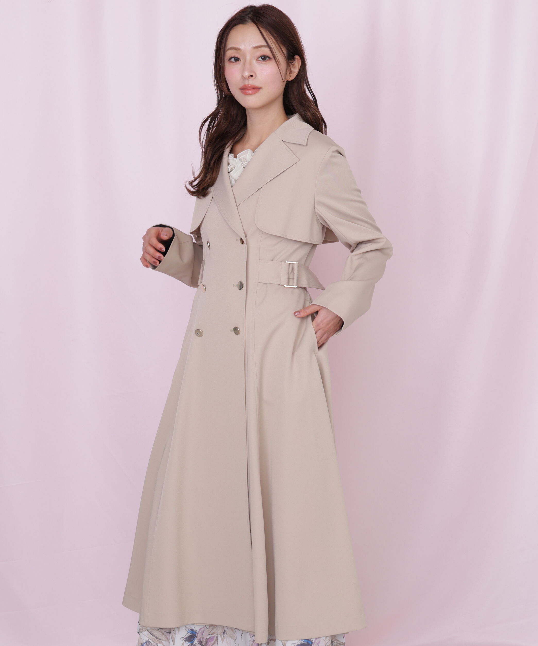  「プリンセスライントレンチコート」|その他|ベージュ