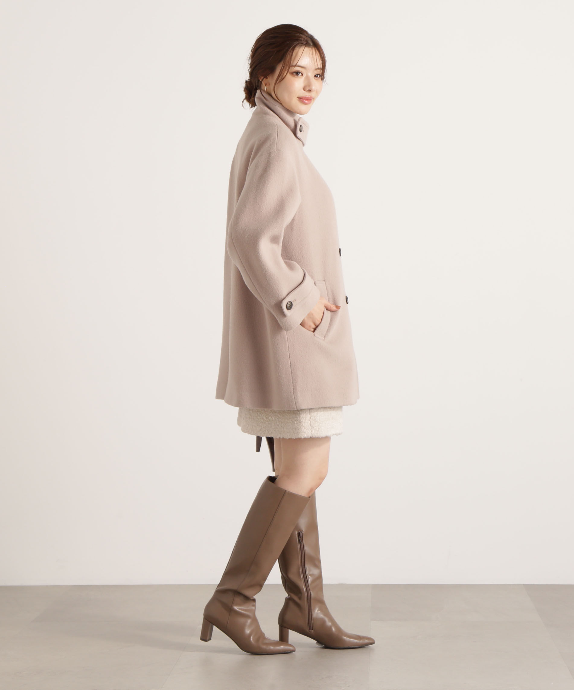 PROPORTION BODY DRESSING「2wayミドルコート 25AW」|ブルゾン・スタジャン|